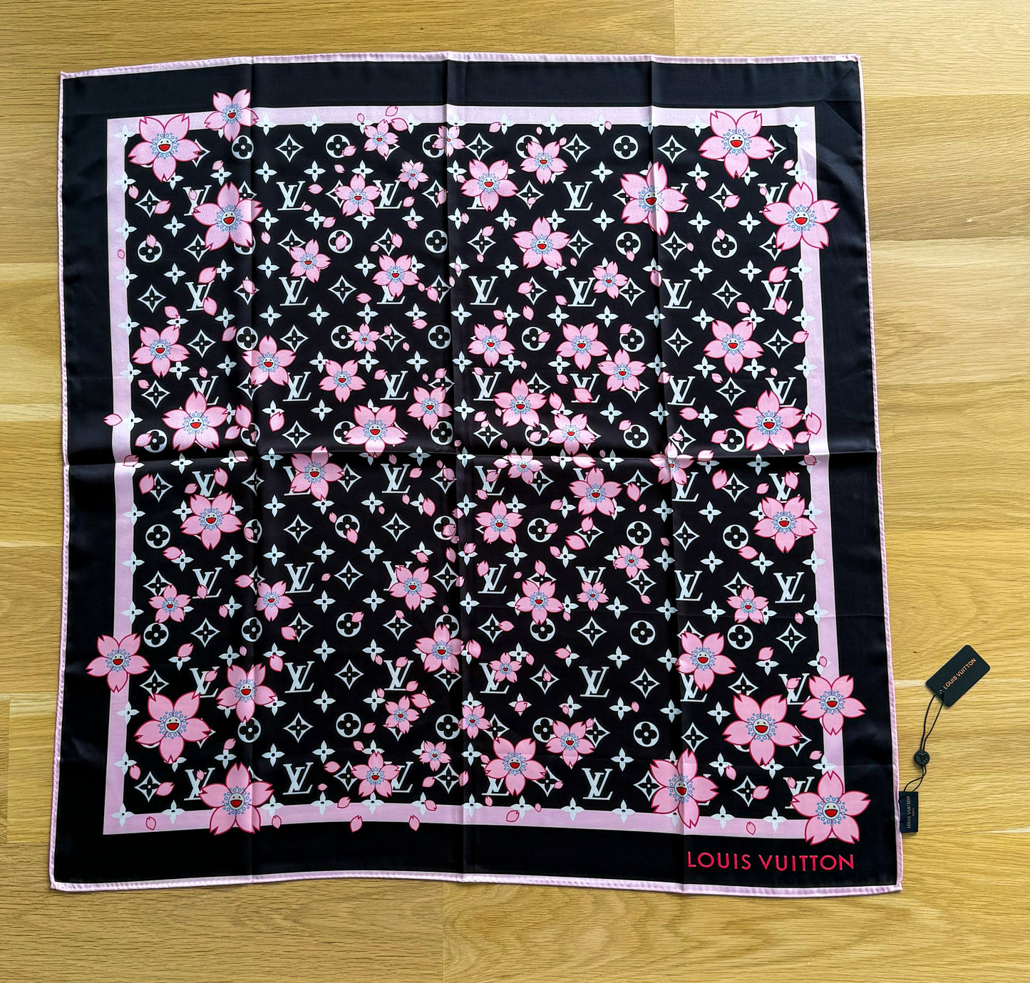 Designer LV & CC Silk Scarf Shawl Tapestry
