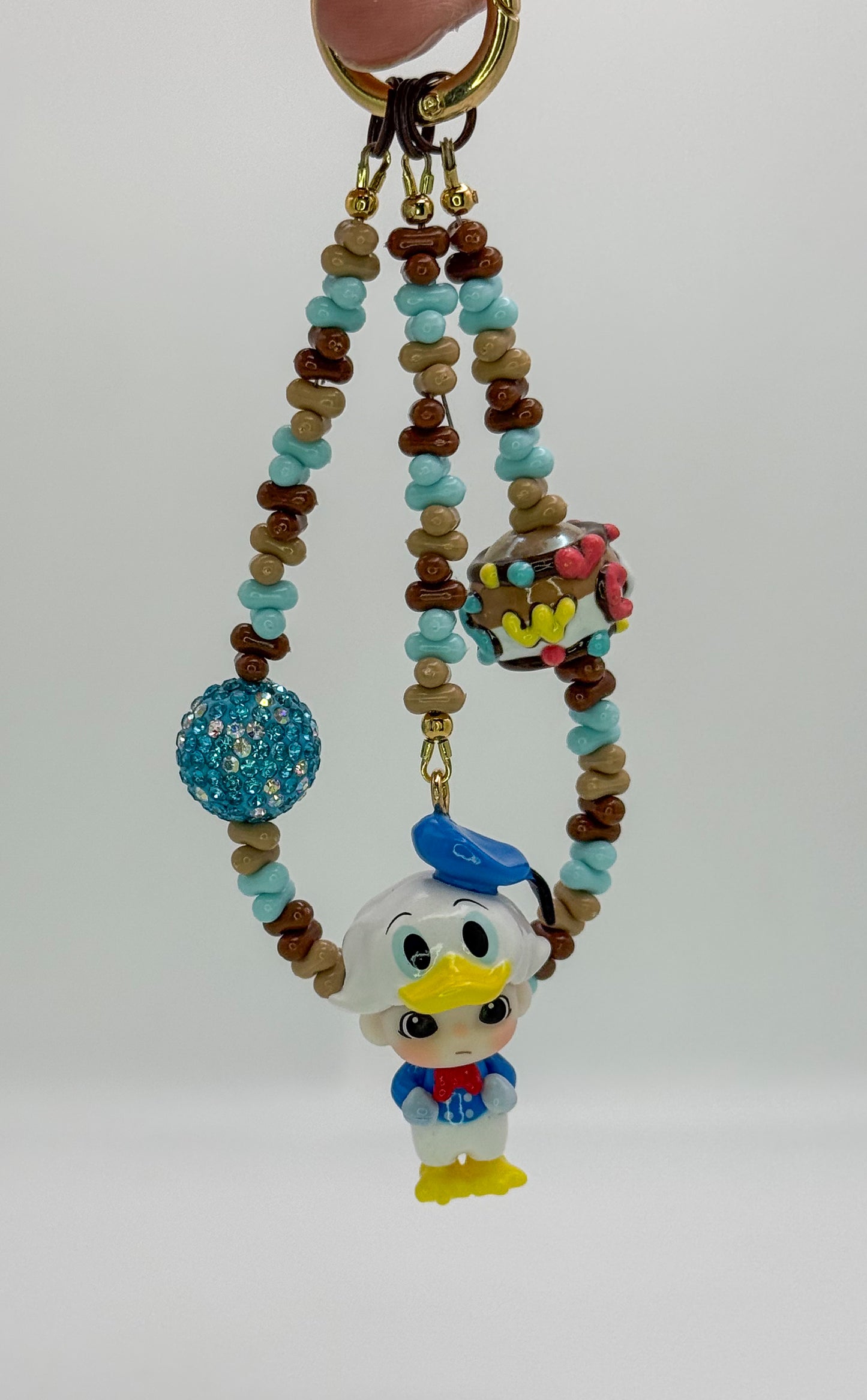 Popmart’s Dimoo Donald Duck dressed up Key Charm Key Chain