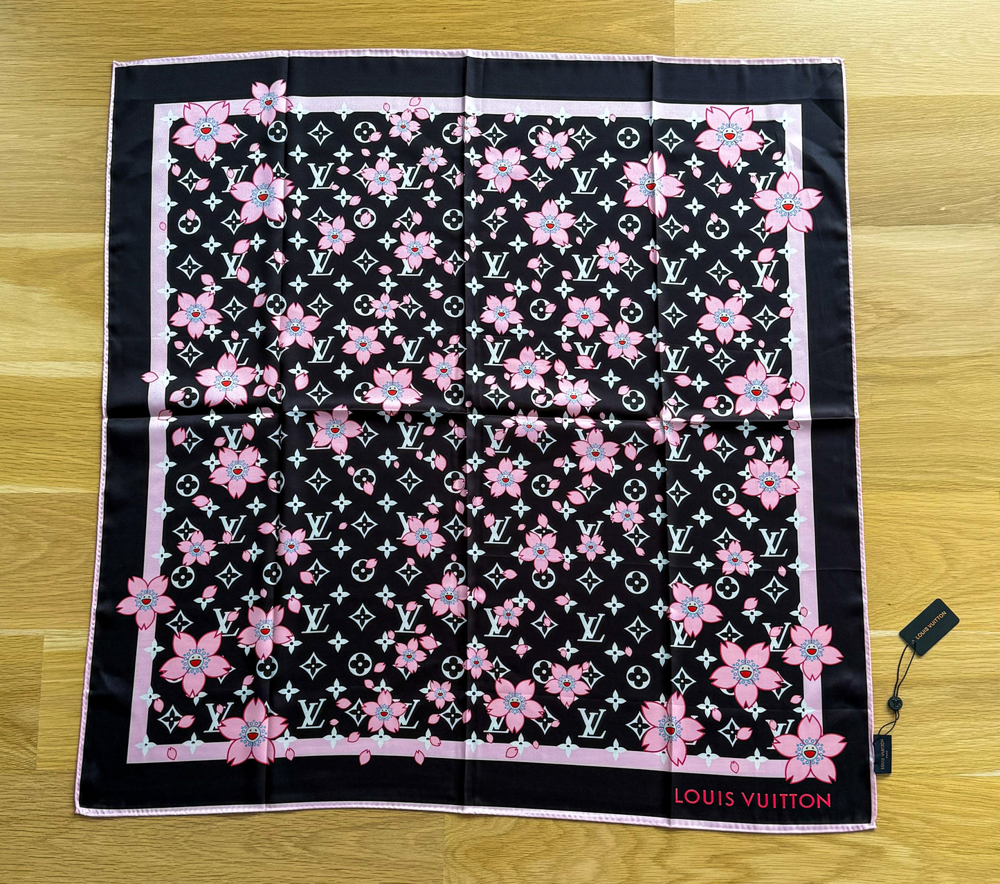 Designer LV & CC Silk Scarf Shawl Tapestry
