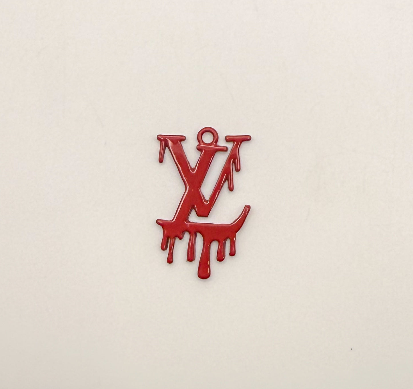 Dripping LV Designer Colorful Enamel Metal DIY Charms