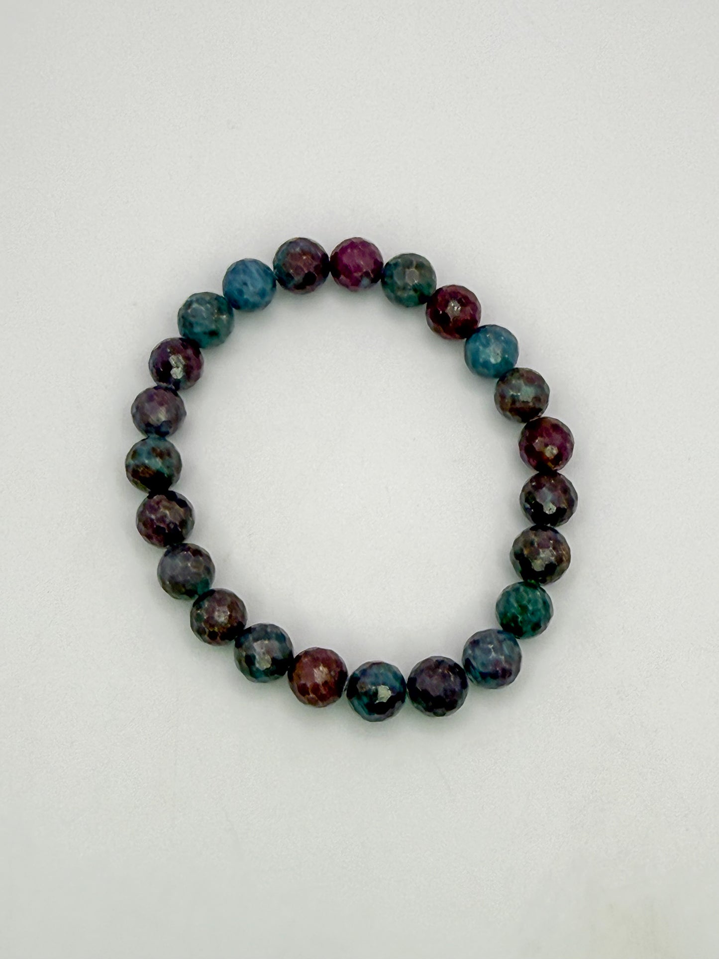 Natural Ruby Kyanite Crystal Beaded Bracelets