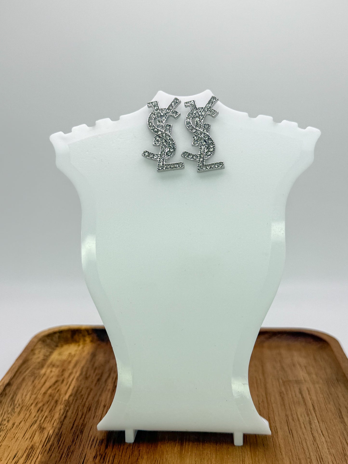 YSL Designer Statement Stud Earrings