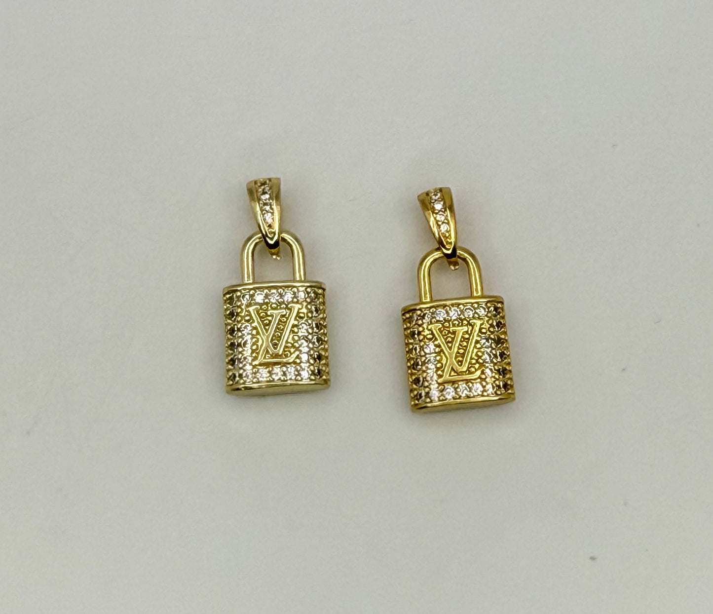High Quality LV Designer Lock DIY Charm Pendant