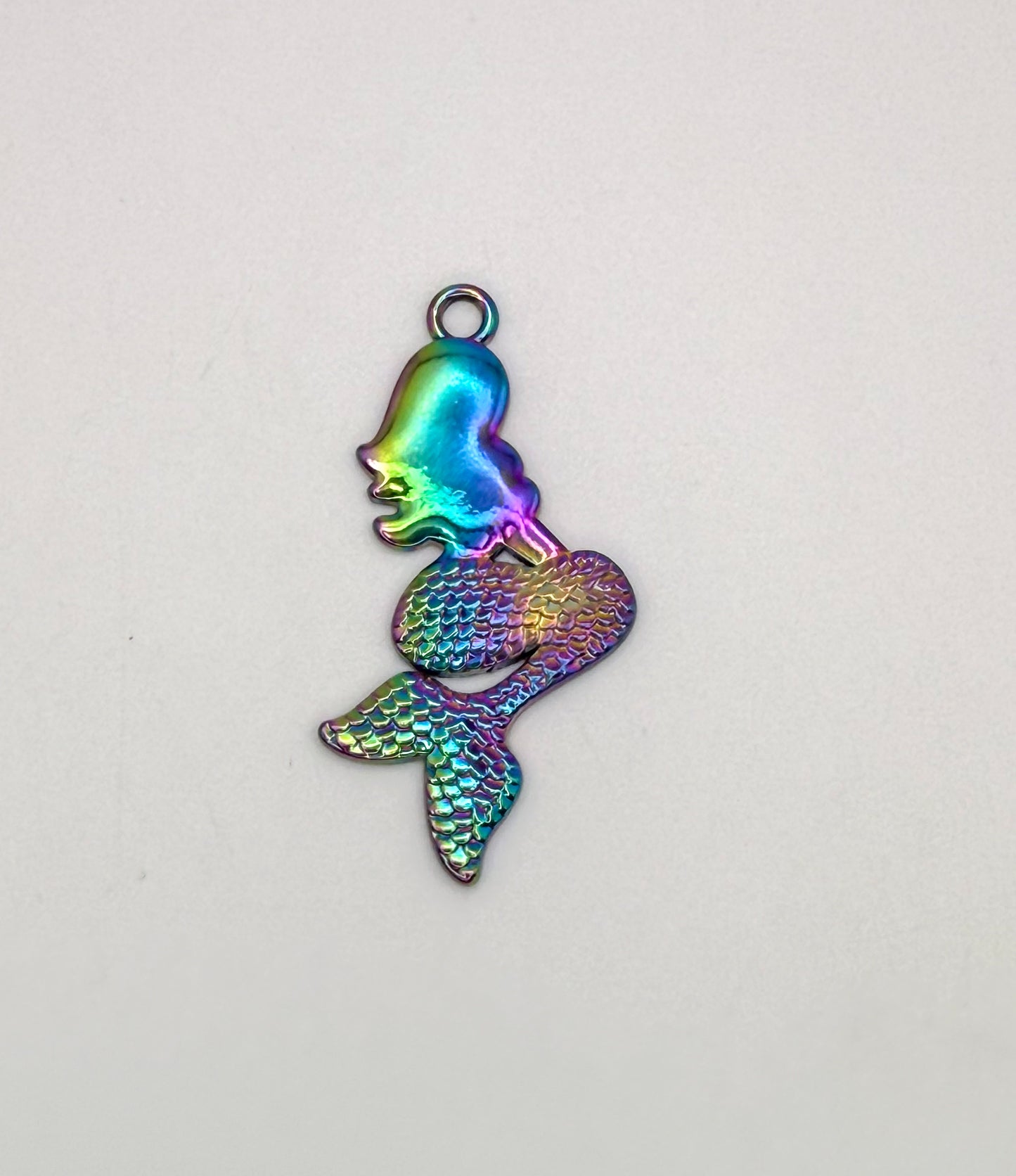 Rainbow Mermaid DIY Pendant Charm