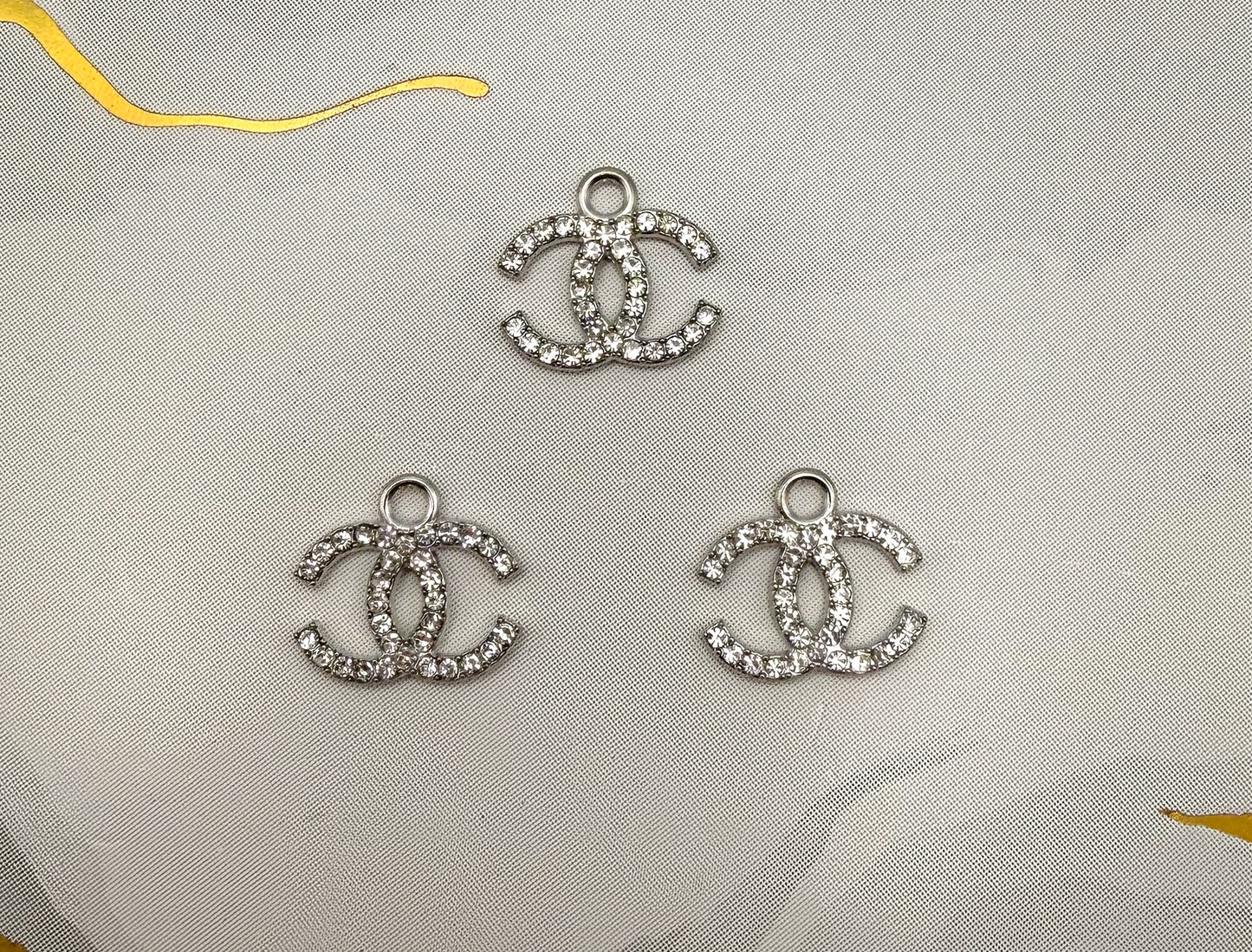 NEW Promo Special LV & CC Designer Silver Small Charms