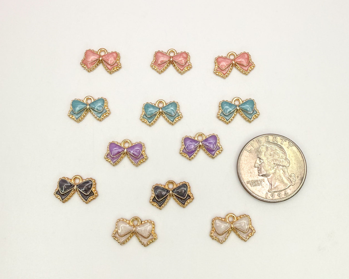 Mini DIY Charms- Bows, Hearts & Stars