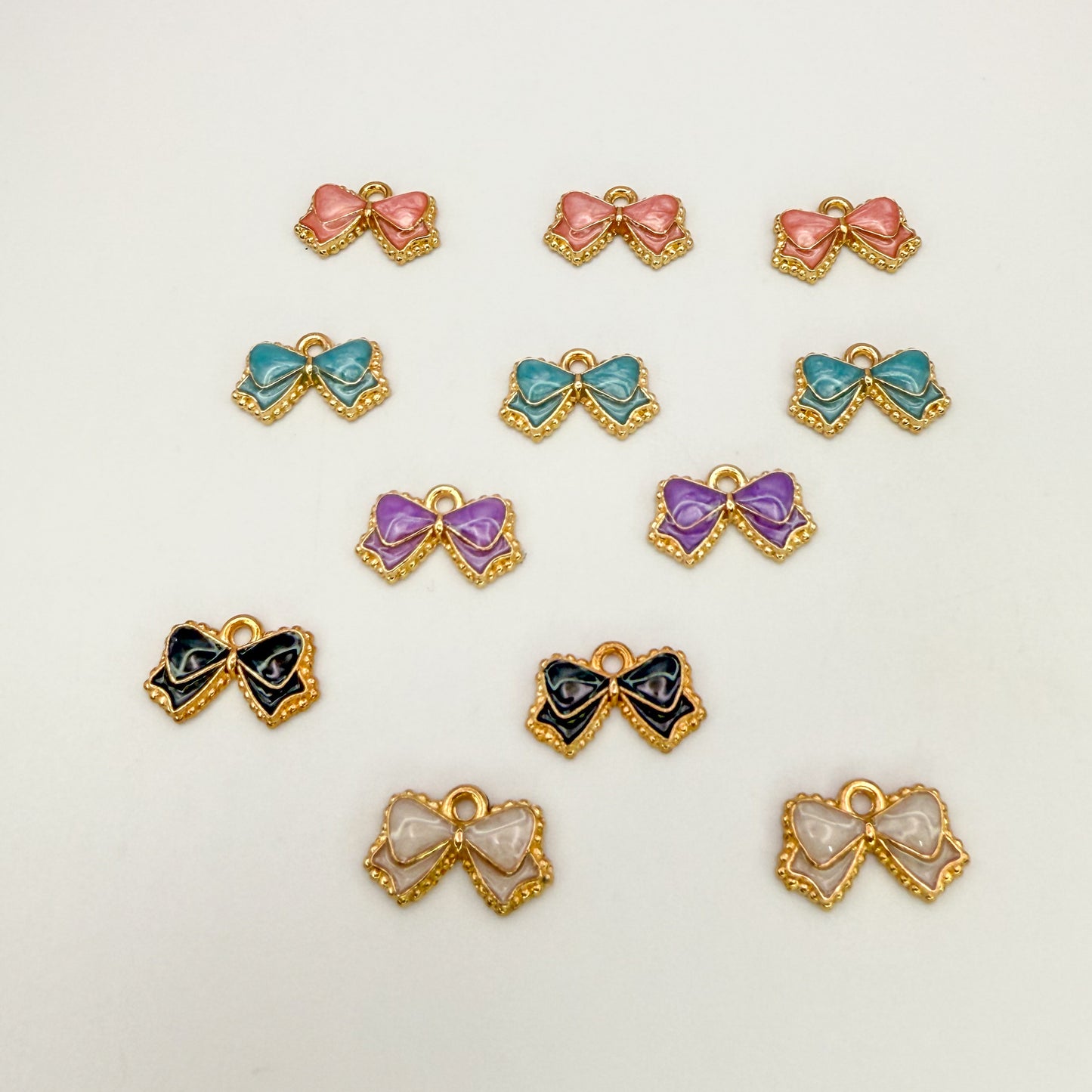 Mini DIY Charms- Bows, Hearts & Stars