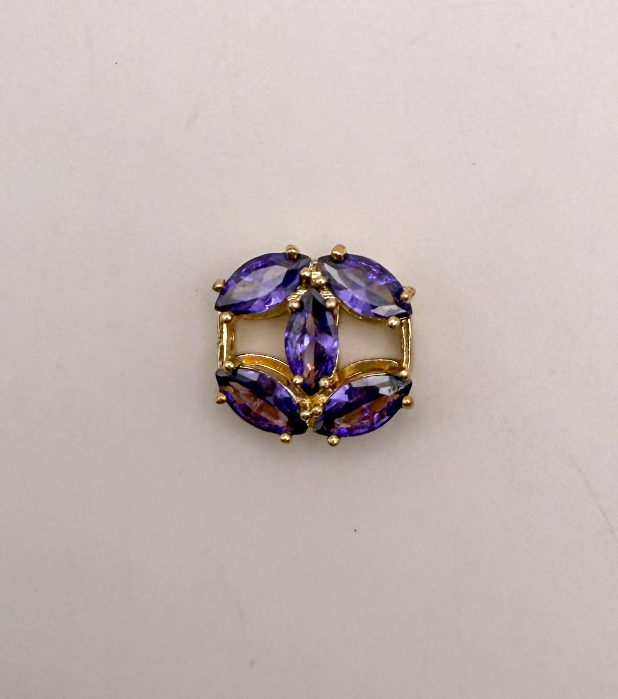Big CC Rhinestone Gold or Silver Spacer Metal Charm Bead for DIY Jewelry Making