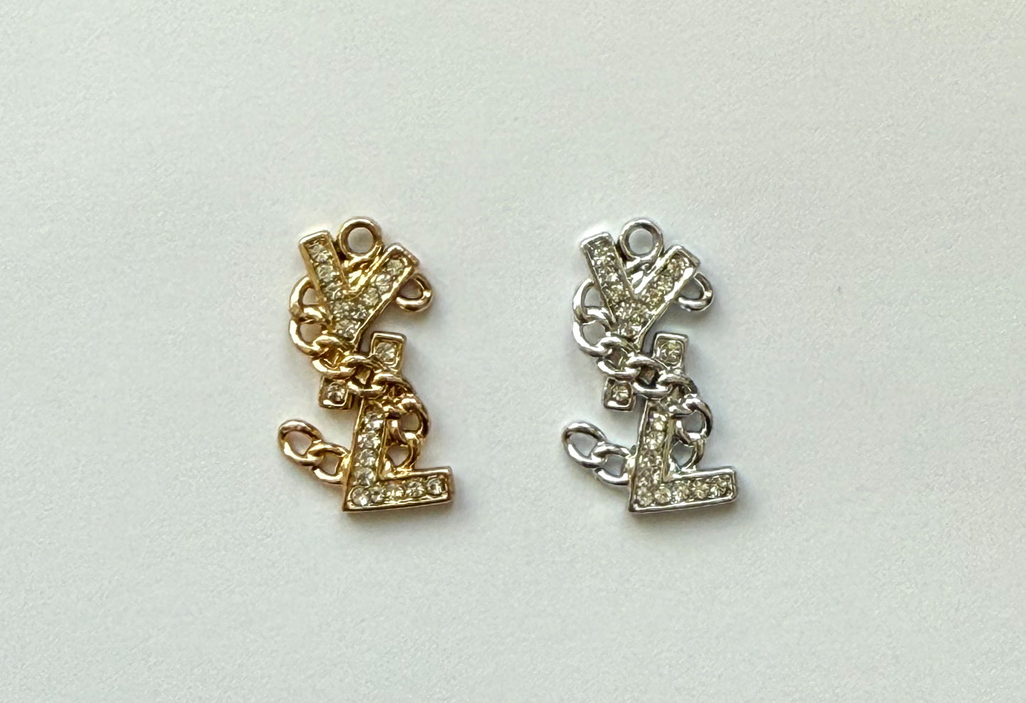 YSL Designer Gold or Silver DIY Charms
