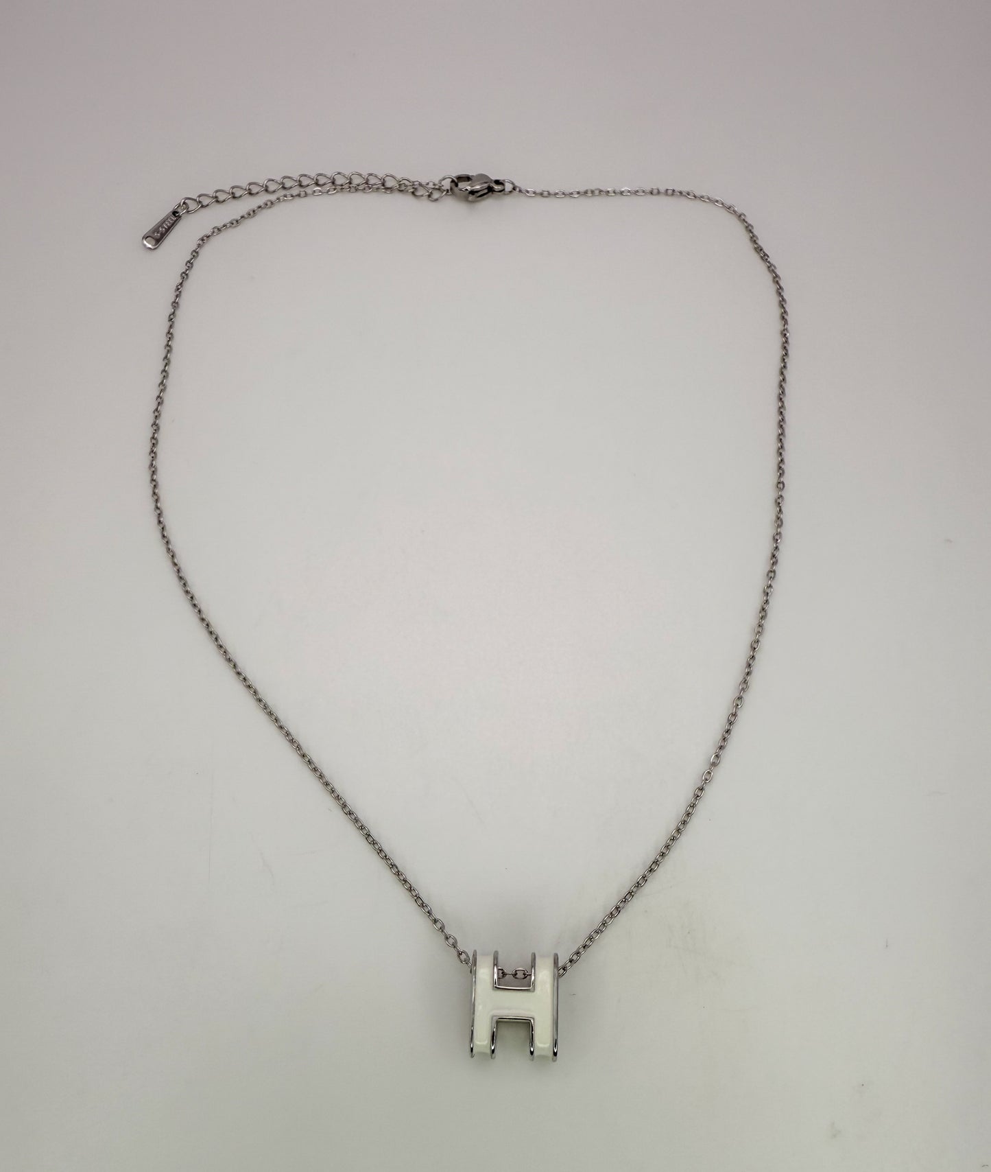 Silver Hermes Designer Necklace