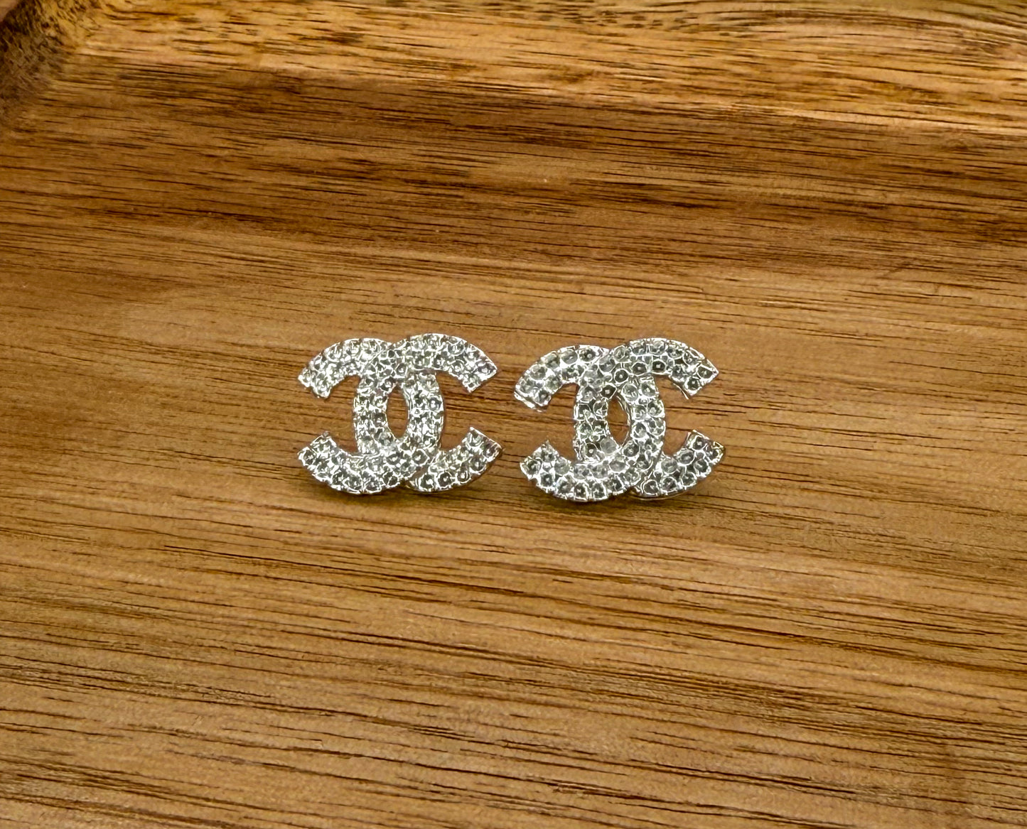 Small Size CC Designer Stud Earrings