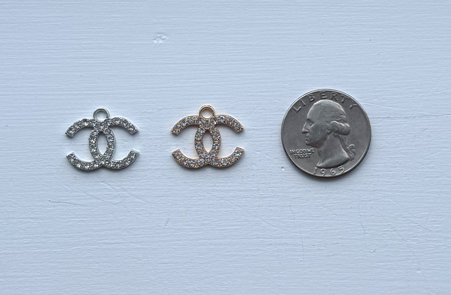 CC Bling Silver & Gold DIY Charms