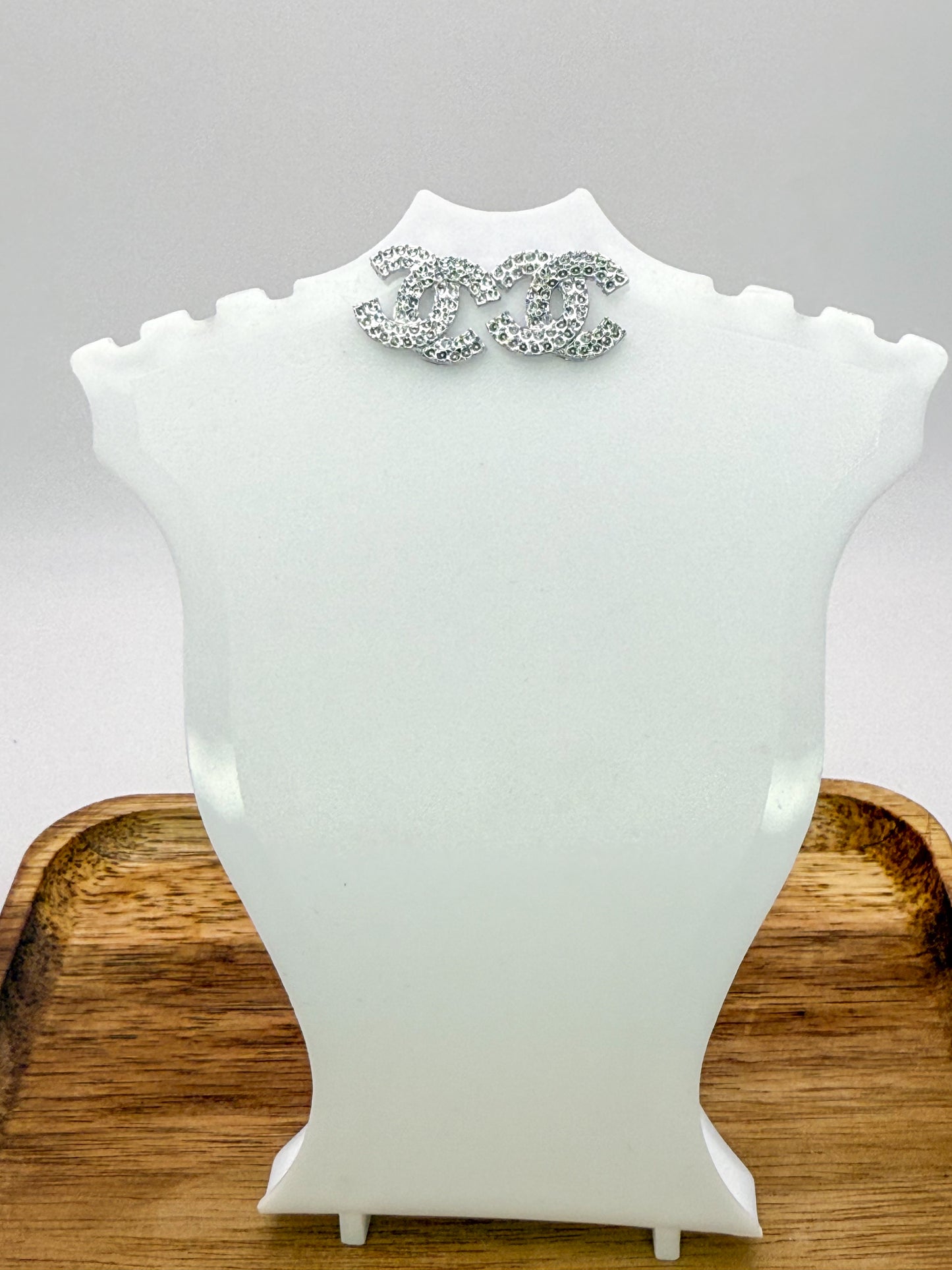 Small Size CC Designer Stud Earrings