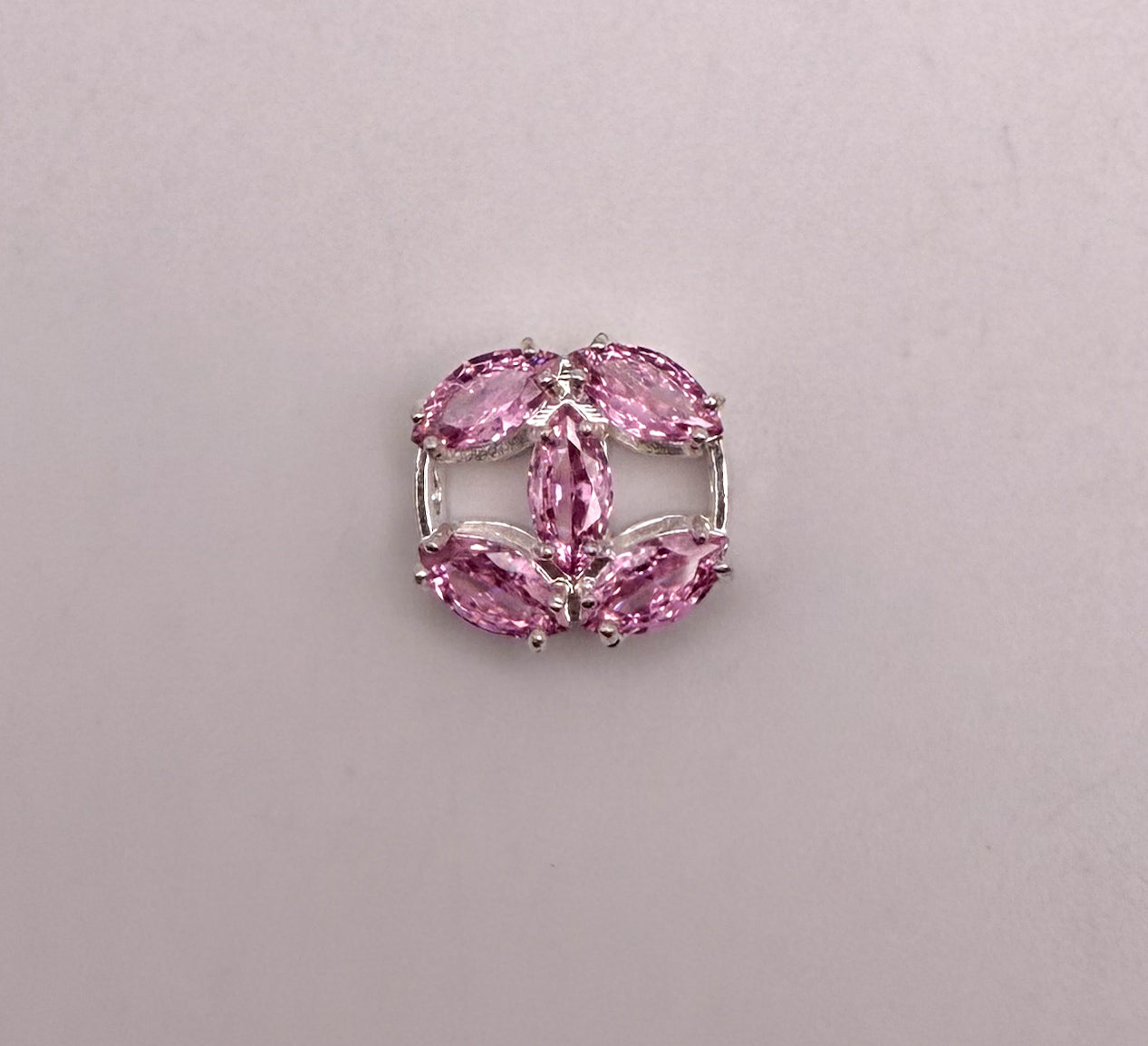 Big CC Rhinestone Gold or Silver Spacer Metal Charm Bead for DIY Jewelry Making