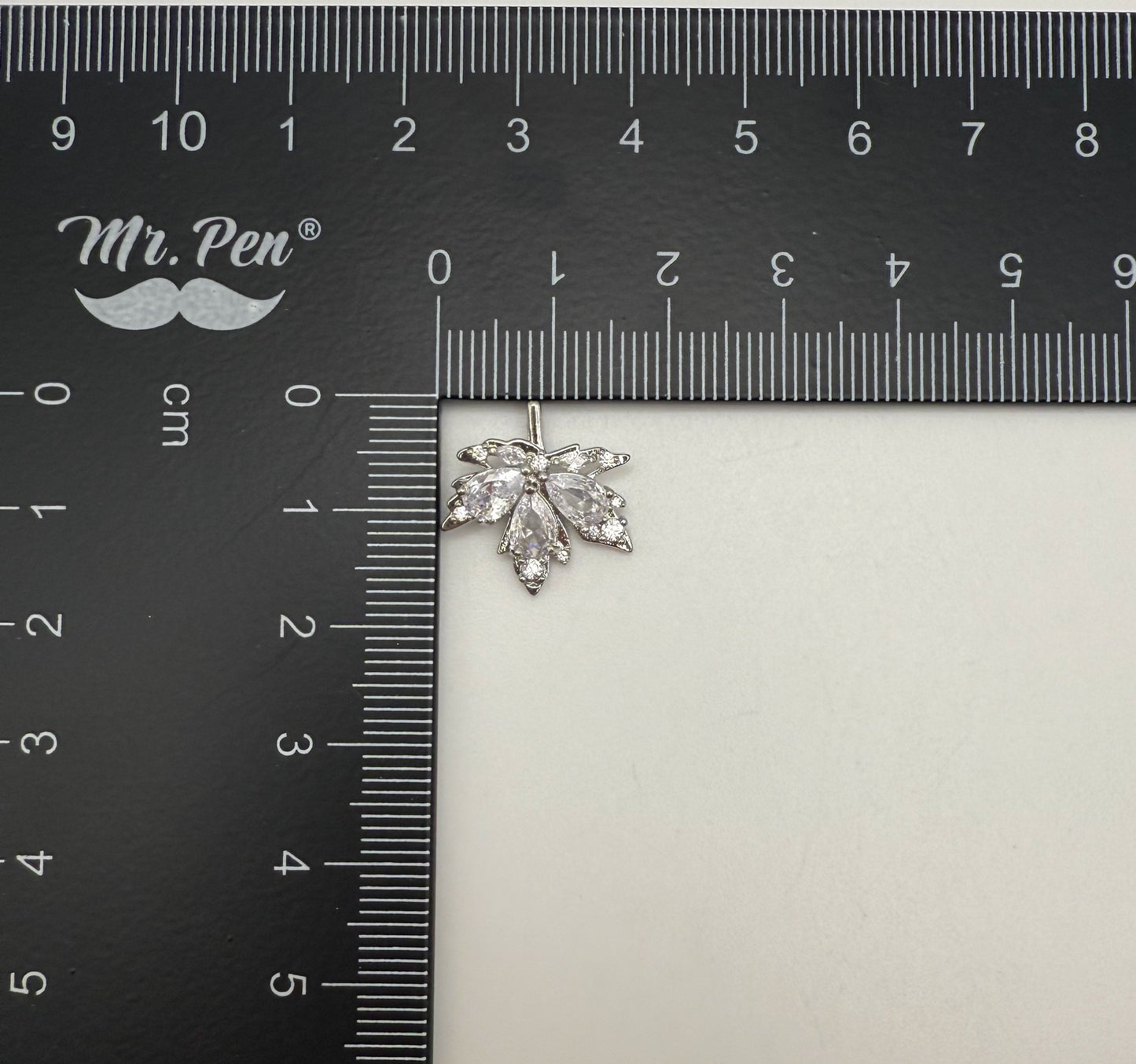 Silver Zircon Covered Maple Leaf DIY Pendants
