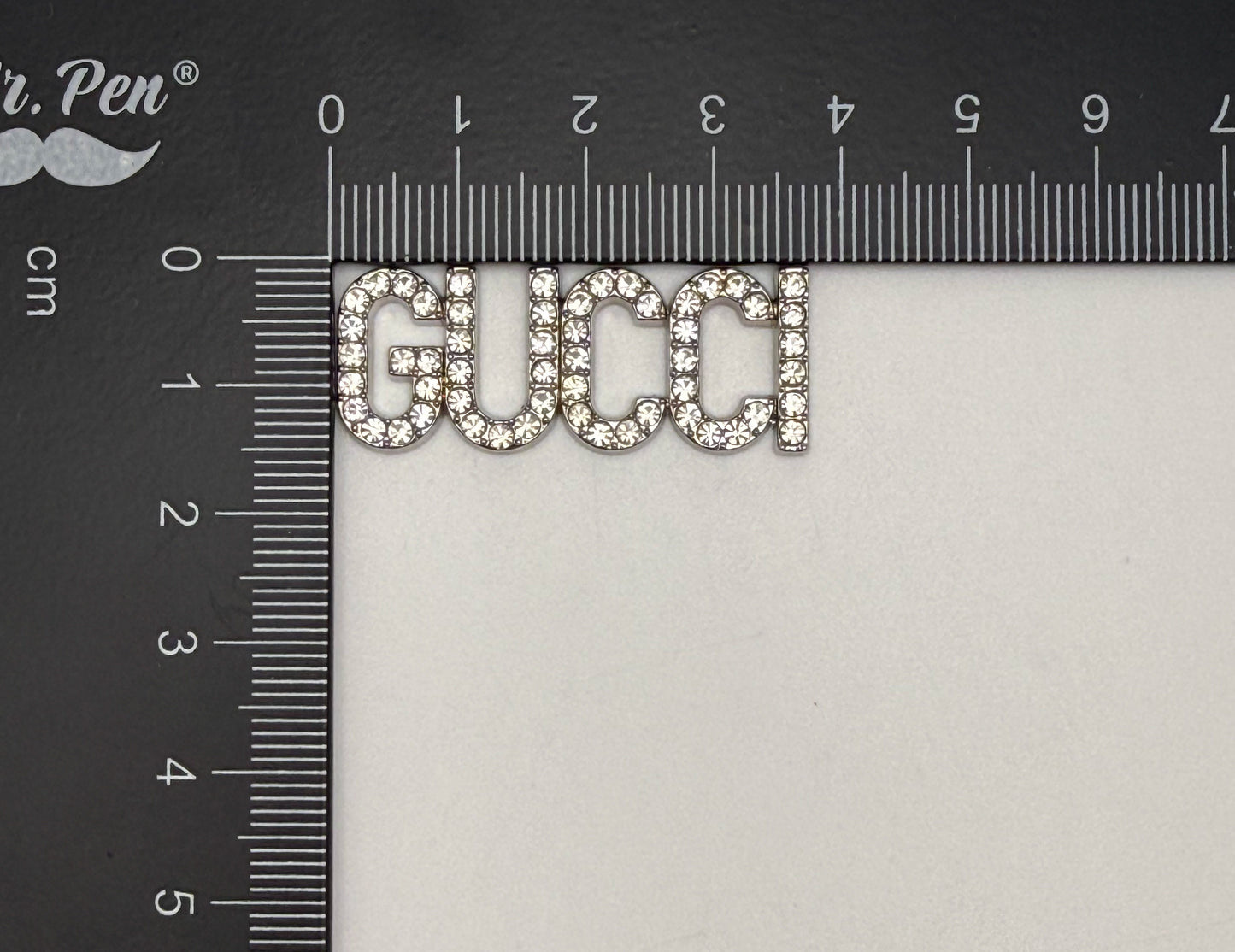 Silver Gucci or Dior Designer Metal DIY Charms