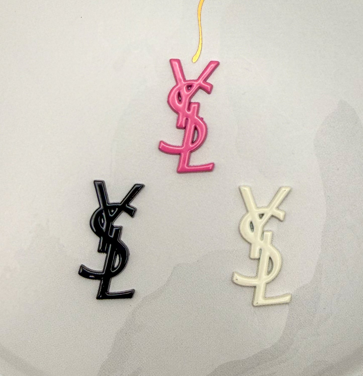 Colorful Enamel Coated YSL DIY Metal Charms
