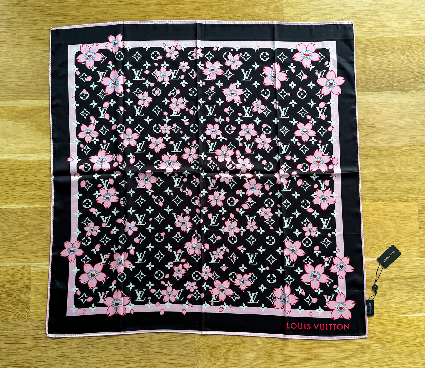Designer LV & CC Silk Scarf Shawl Tapestry