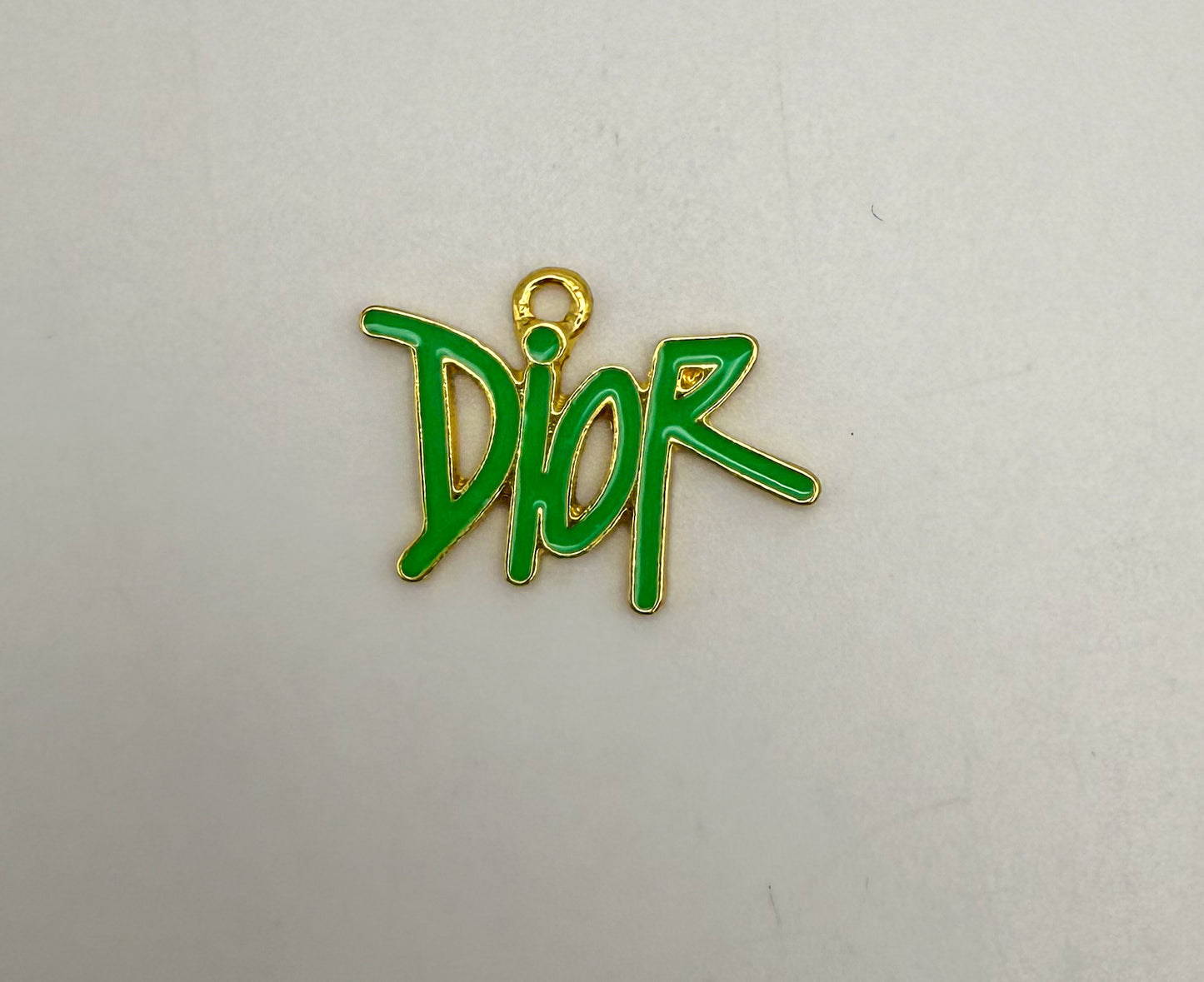 Colorful Enameled Dior Designer Metal Charms