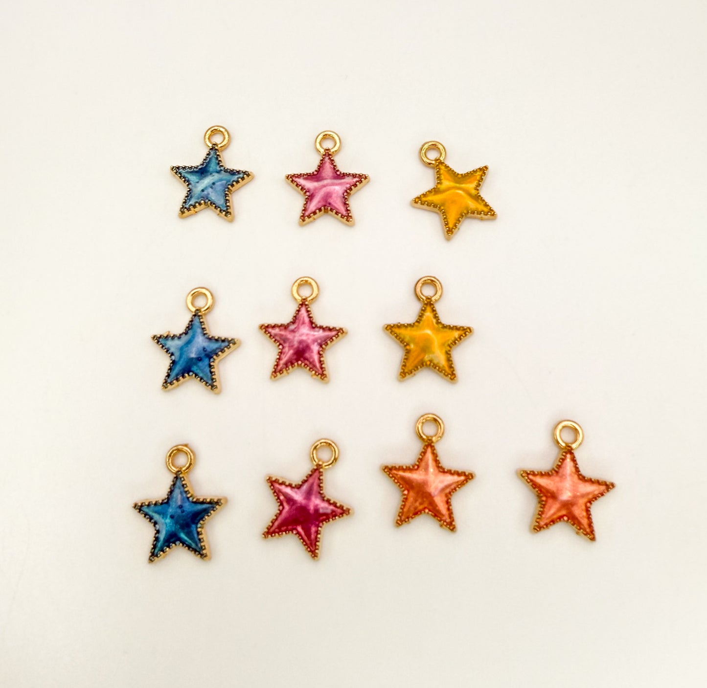 Mini DIY Charms- Bows, Hearts & Stars