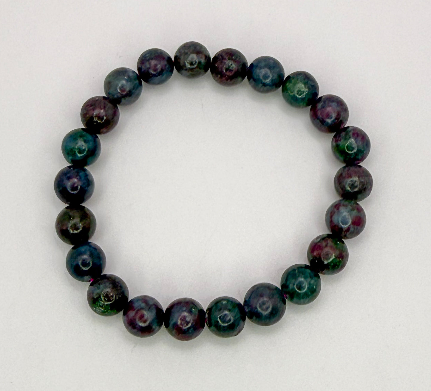 Natural Ruby Kyanite Crystal Beaded Bracelets