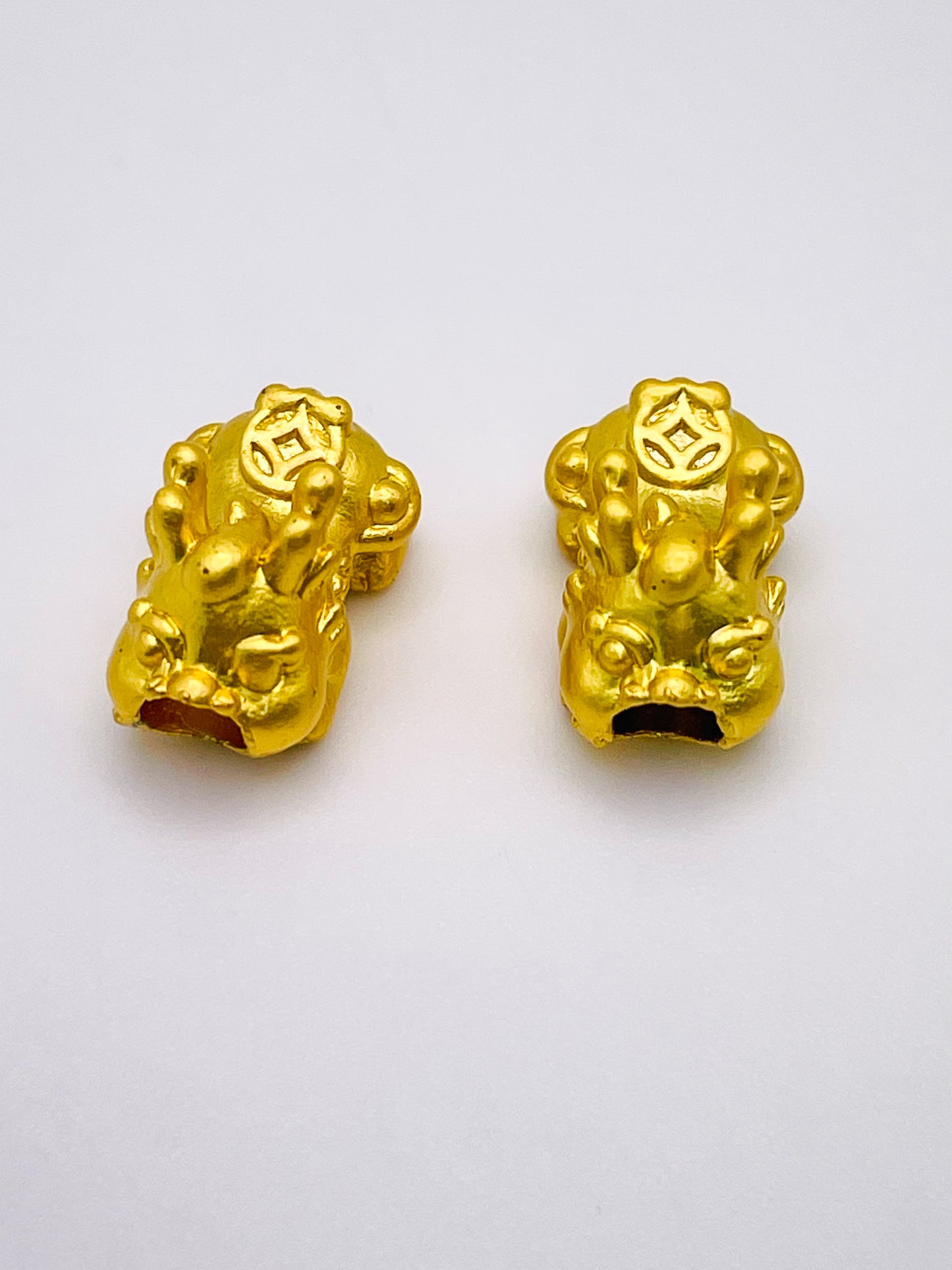 Silver or Gold Pichu Charm Bead