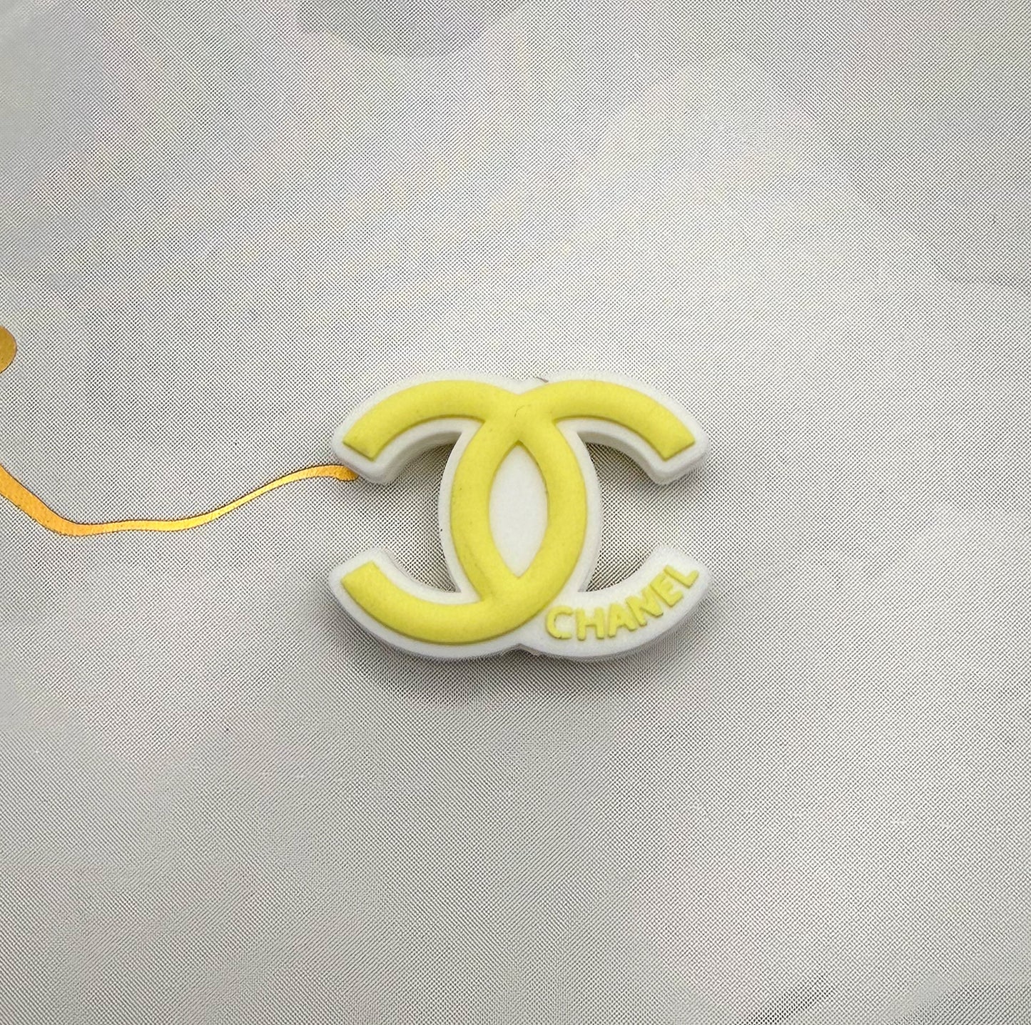 CC Logo Colorful Silicone DIY Pen Focal Beads