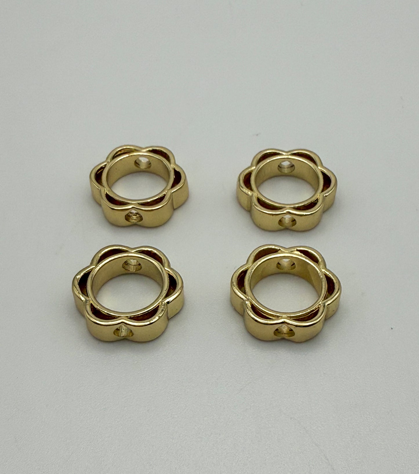 Gold Bead Flower Frames