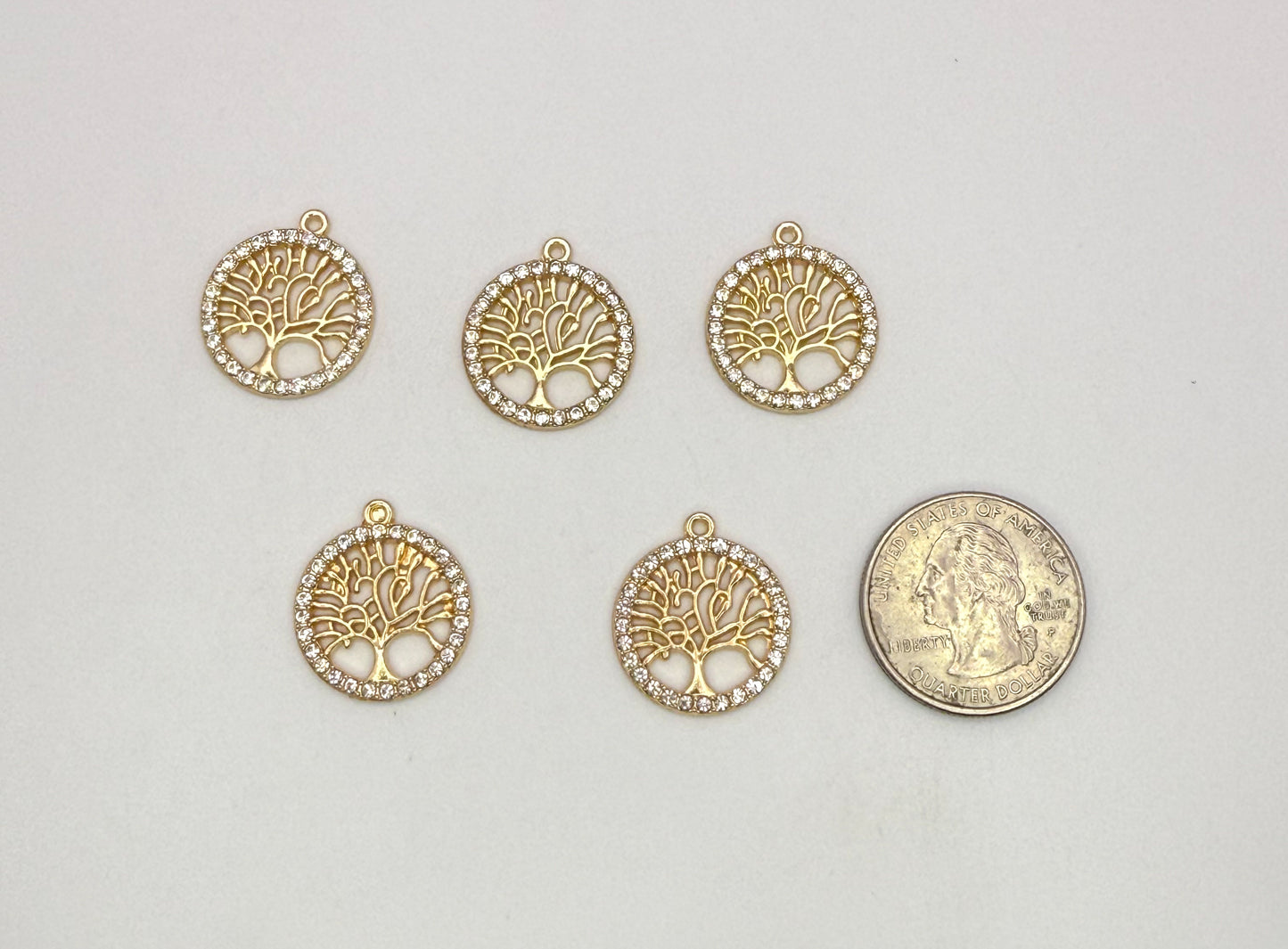 Gold Tree of Life DIY Charms