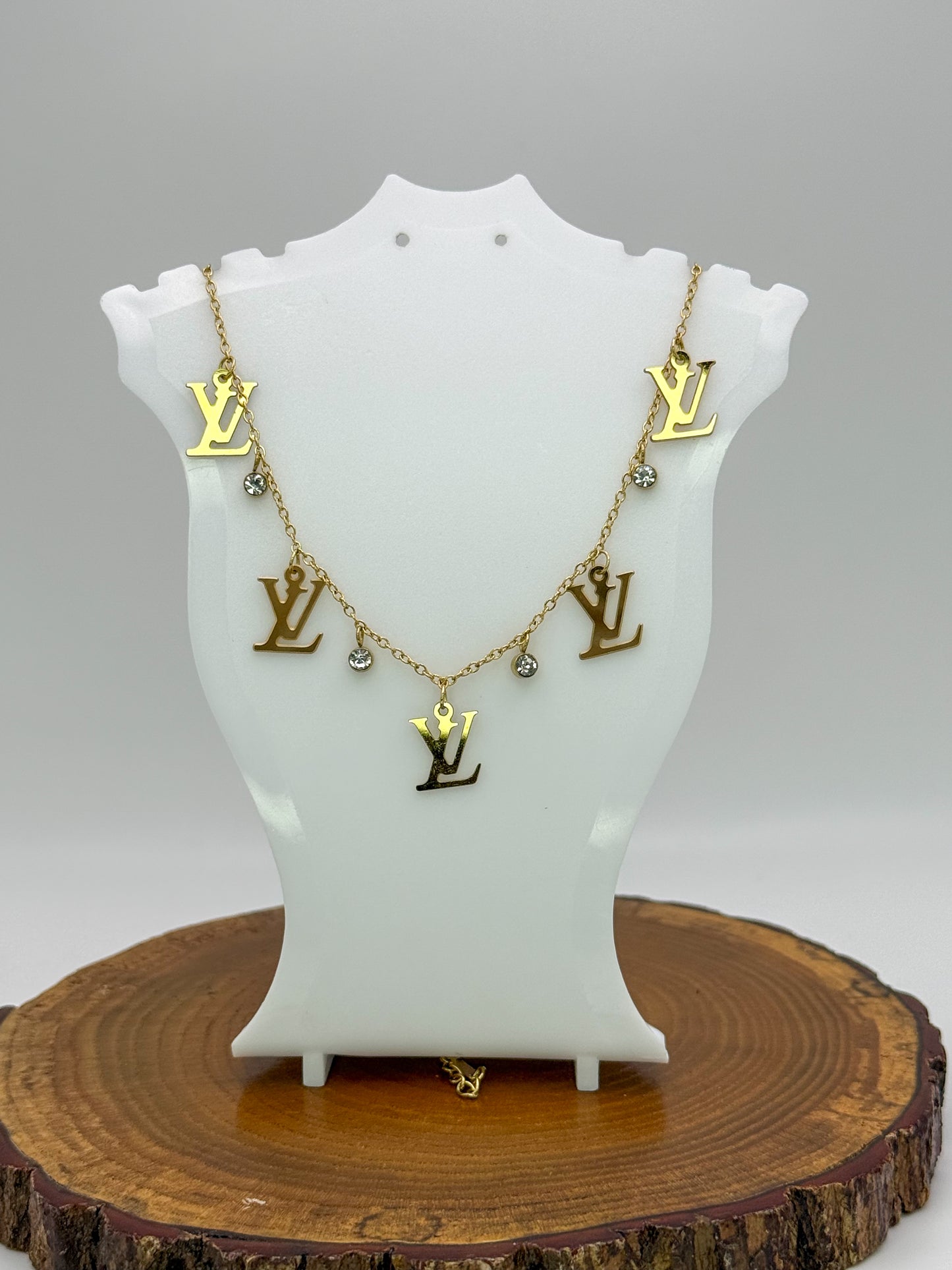 LV Designer Symbolic Gold Necklace