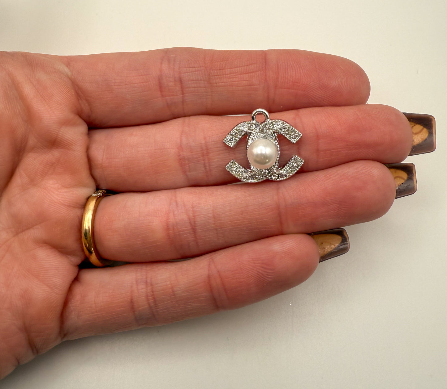Bling CC with Pearl Gold & Silver DIY Charms
