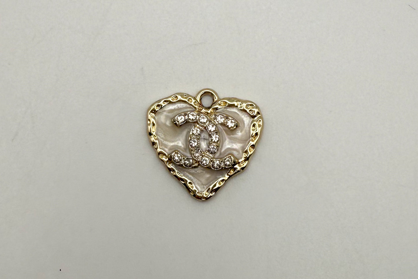 CC Heart Gold & Silver DIY Charms