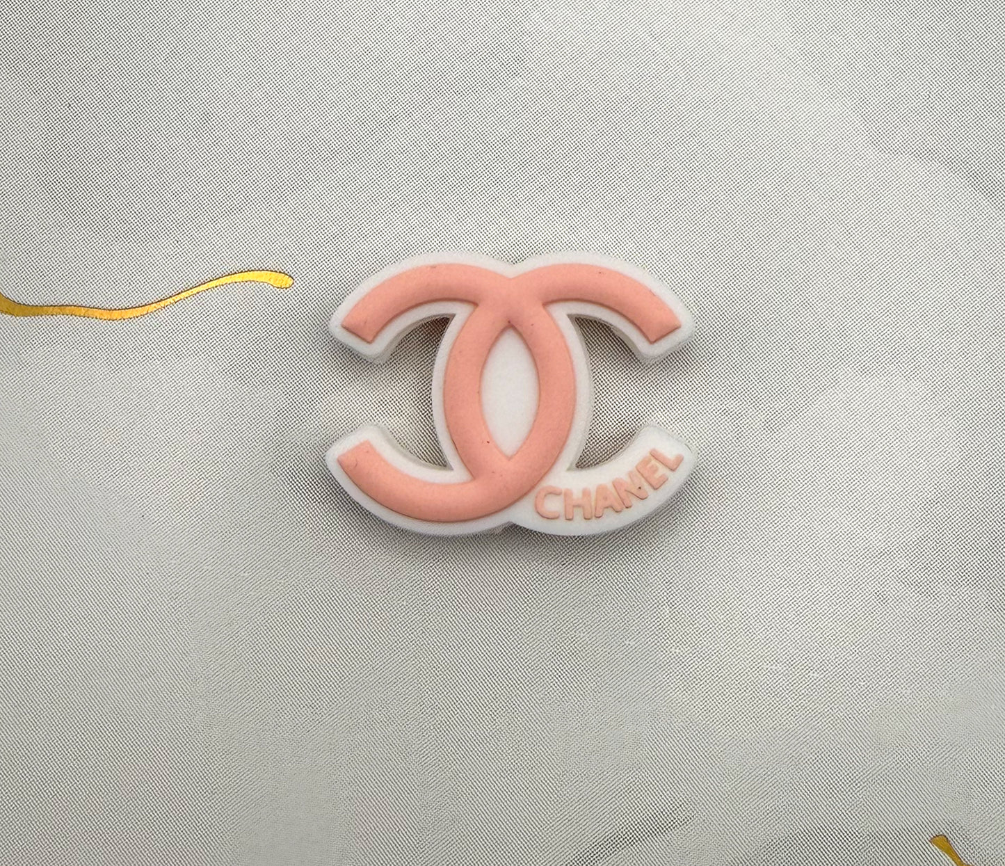CC Logo Colorful Silicone DIY Pen Focal Beads