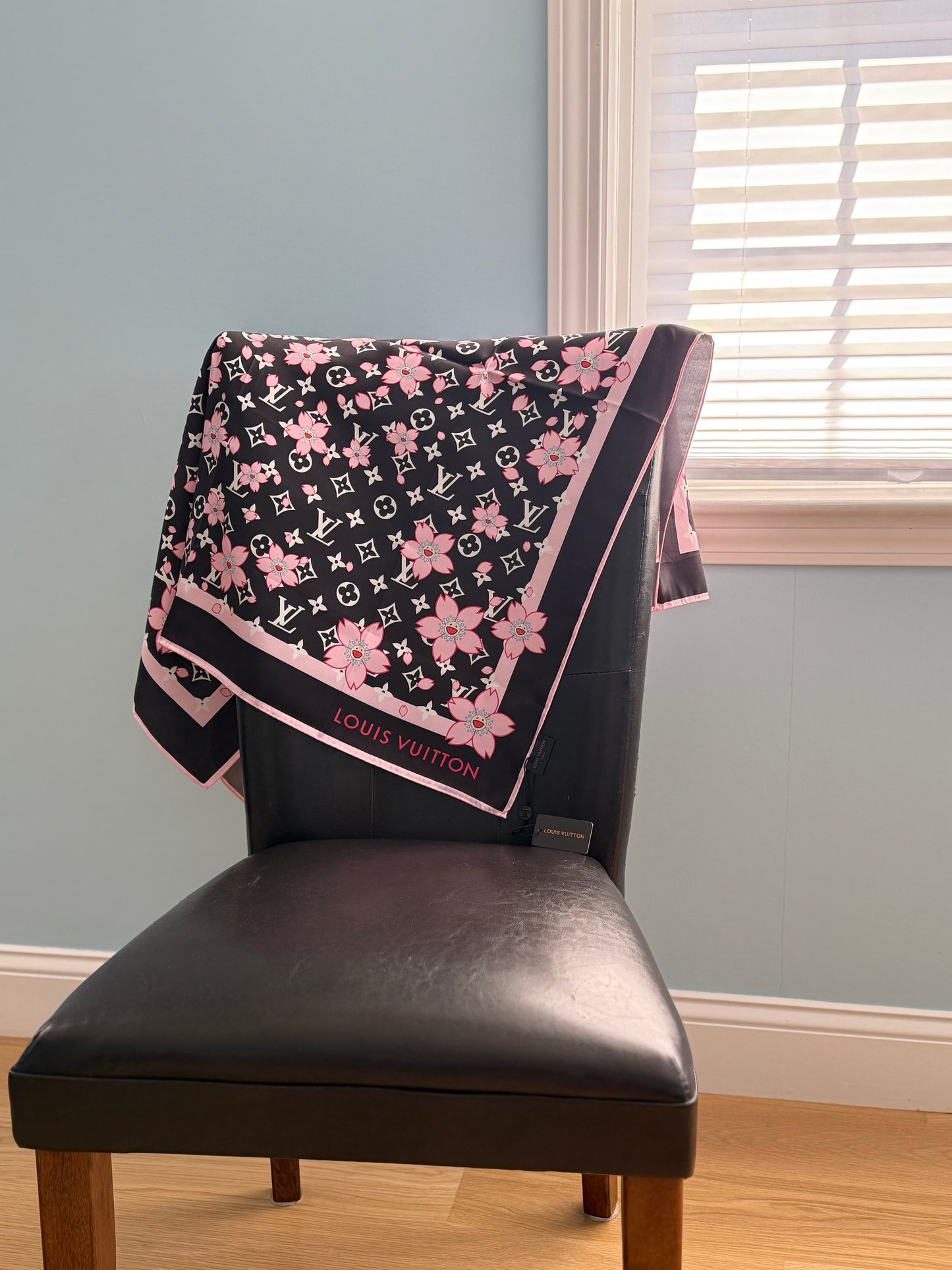 Designer LV & CC Silk Scarf Shawl Tapestry
