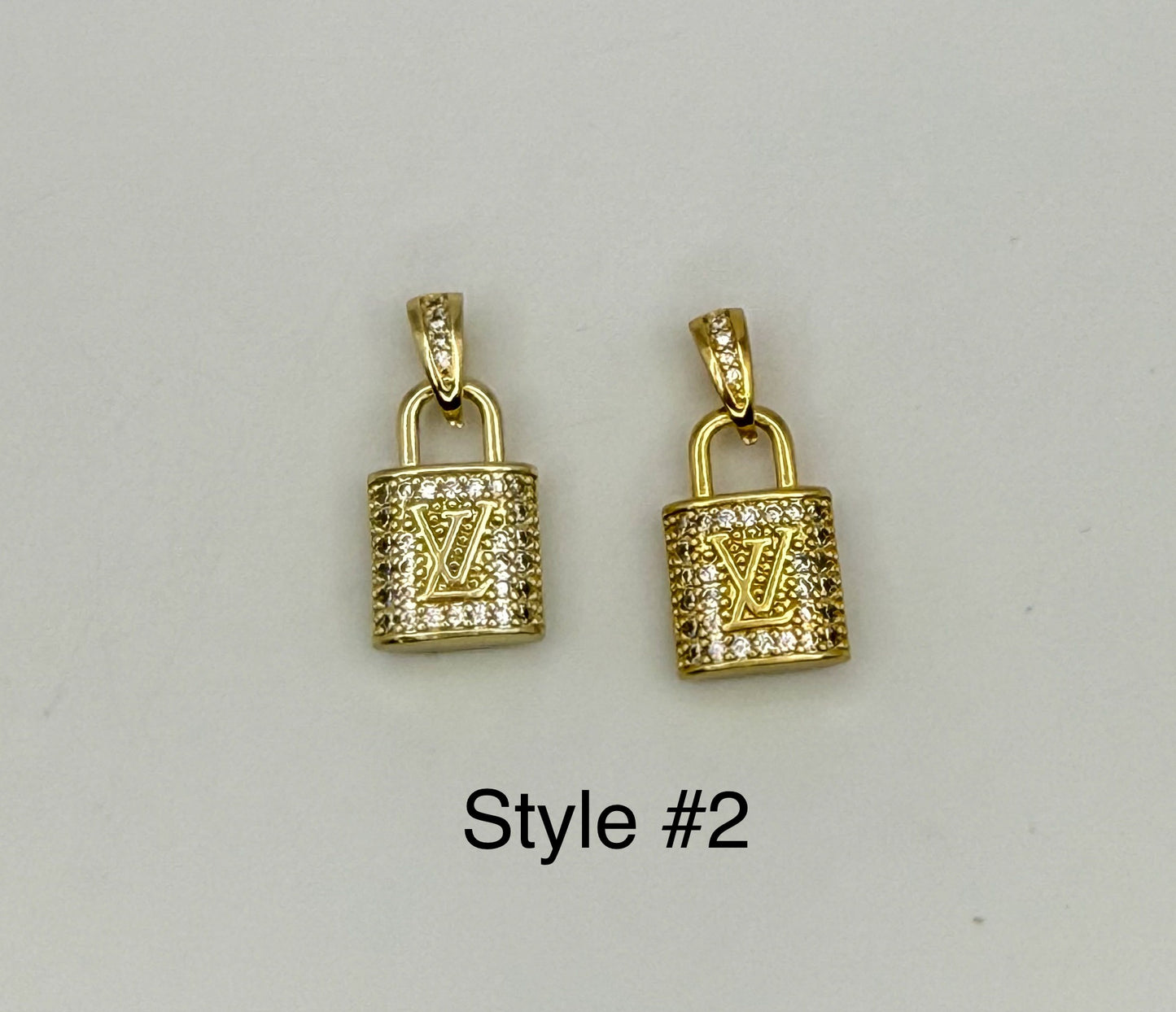 High Quality LV Designer Lock DIY Charm Pendant
