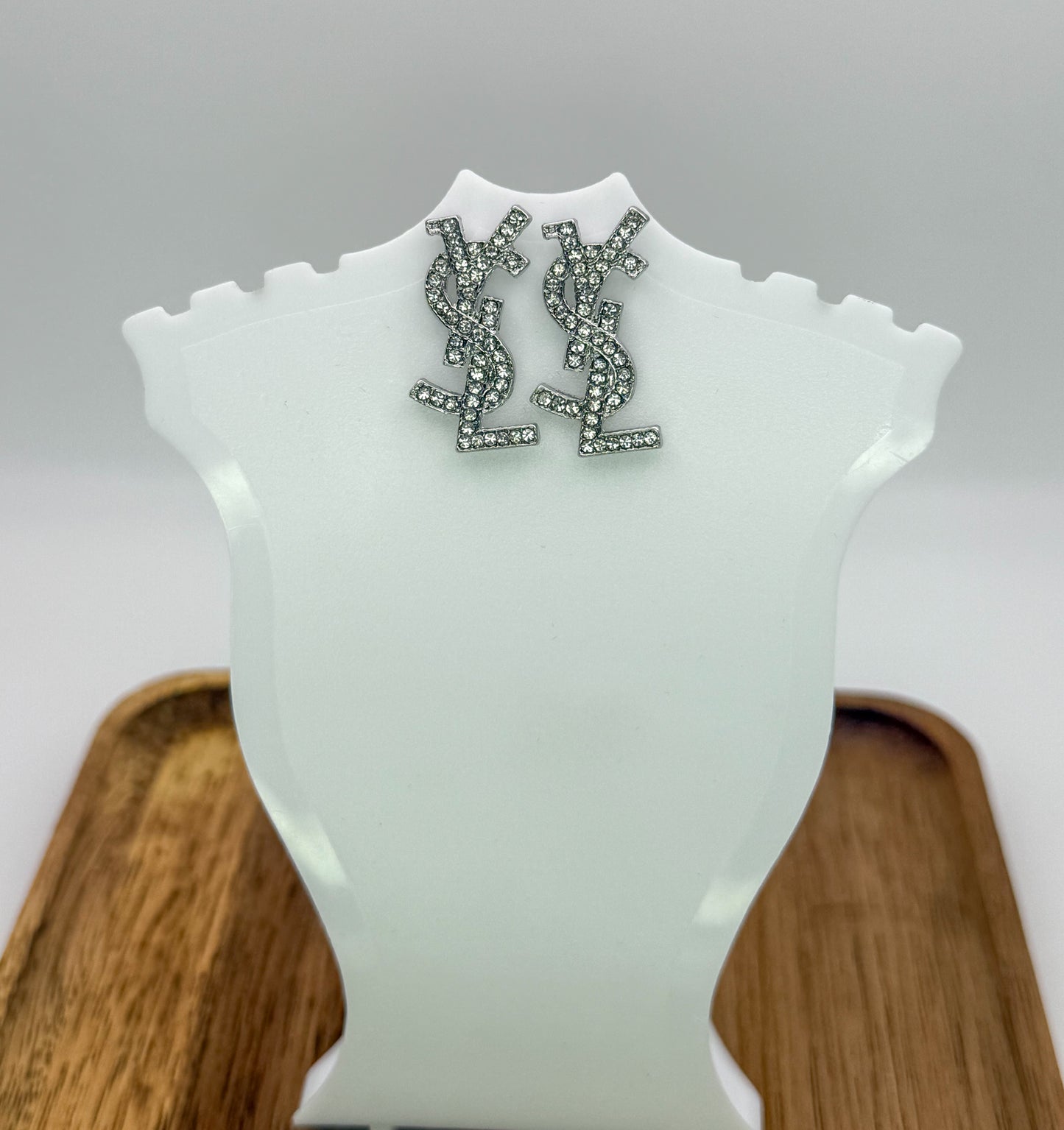 YSL Designer Statement Stud Earrings