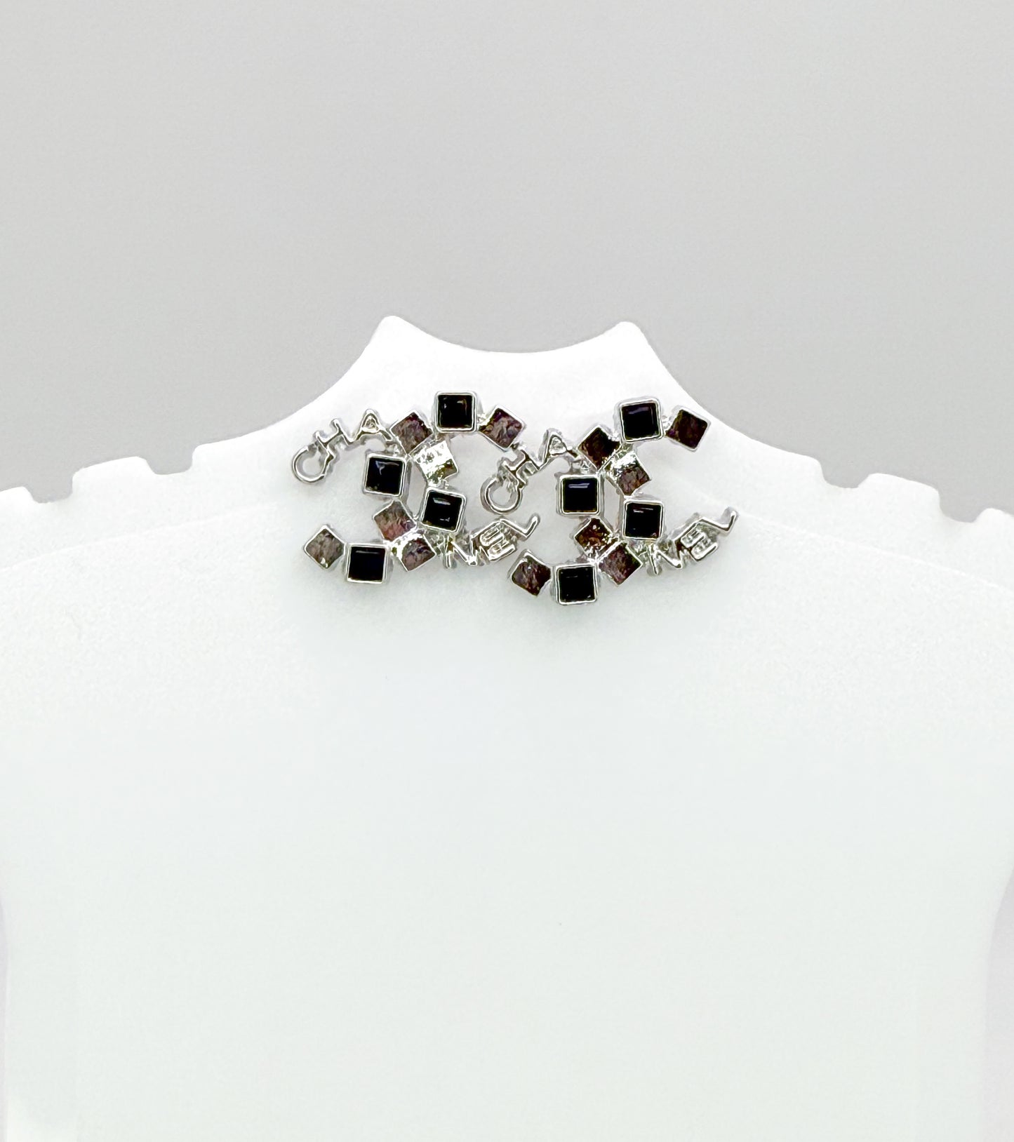 S925 CC Designer Stud Earrings