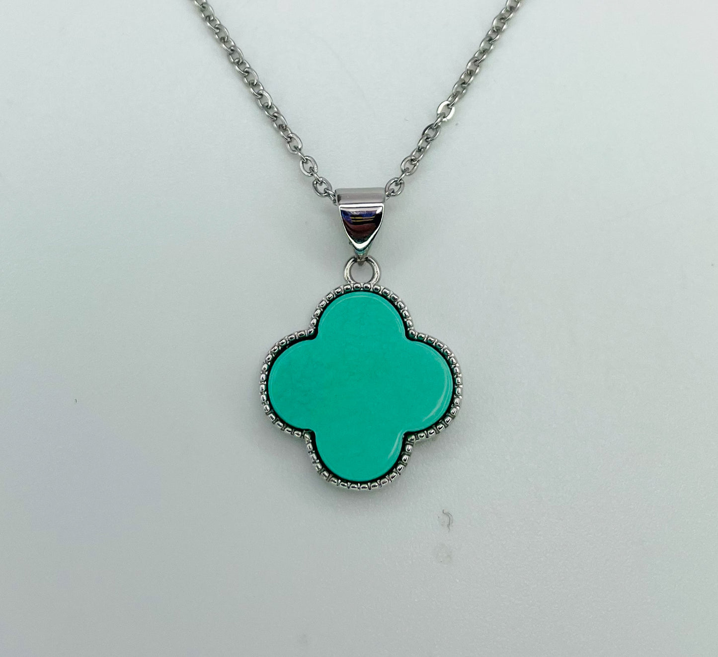 LV Clover Gold or Silver Stainless Steel Necklace