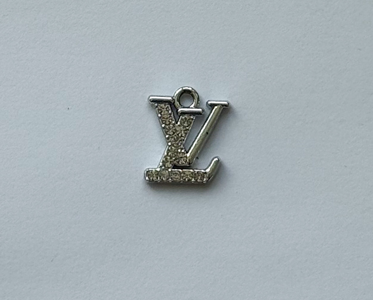 Bling LV Designer Gold or Silver DIY Charms