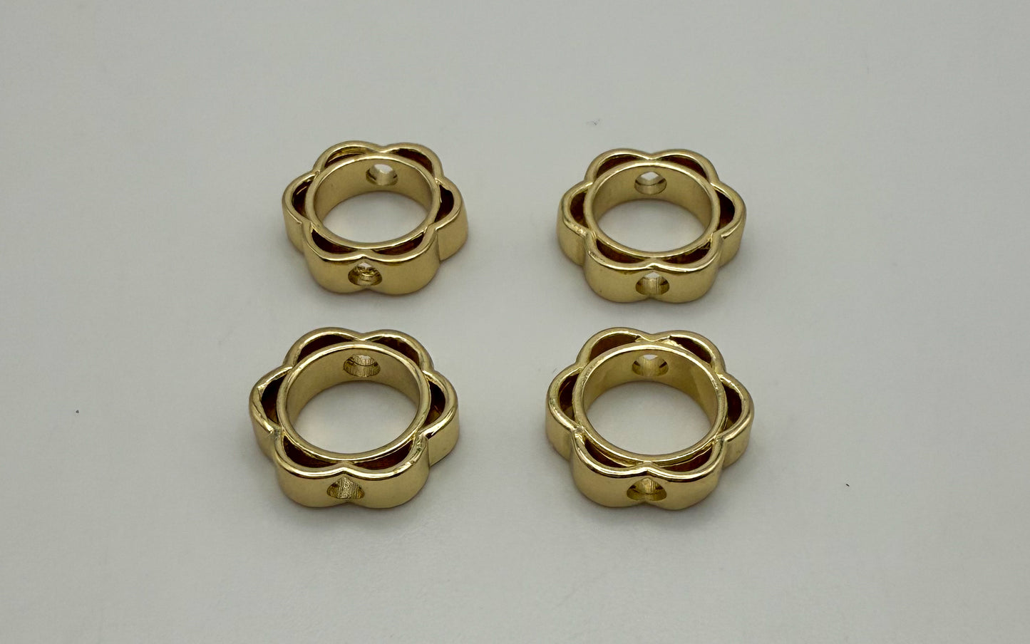 Gold Bead Flower Frames