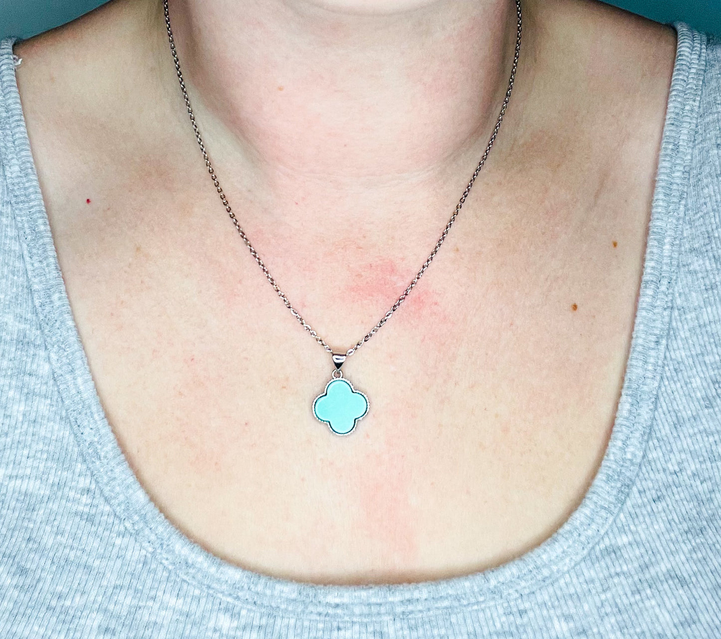 LV Clover Gold or Silver Stainless Steel Necklace