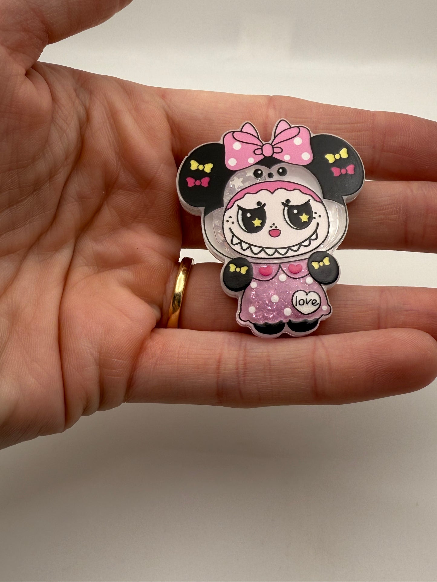 Labubu Cosplay Minnie DIY Shaker Acrylics