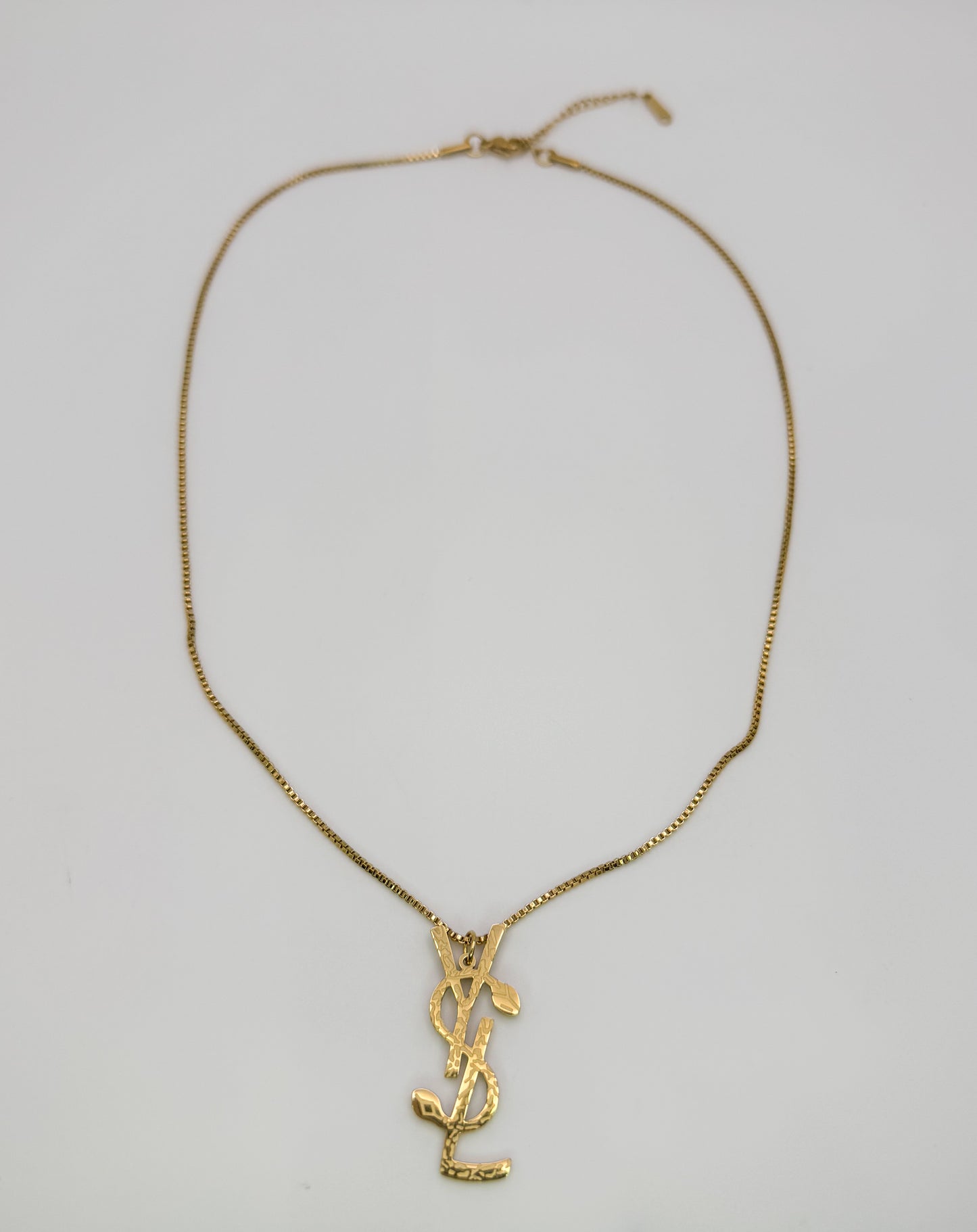 YSL Designer Gold Stainless Steel Necklace
