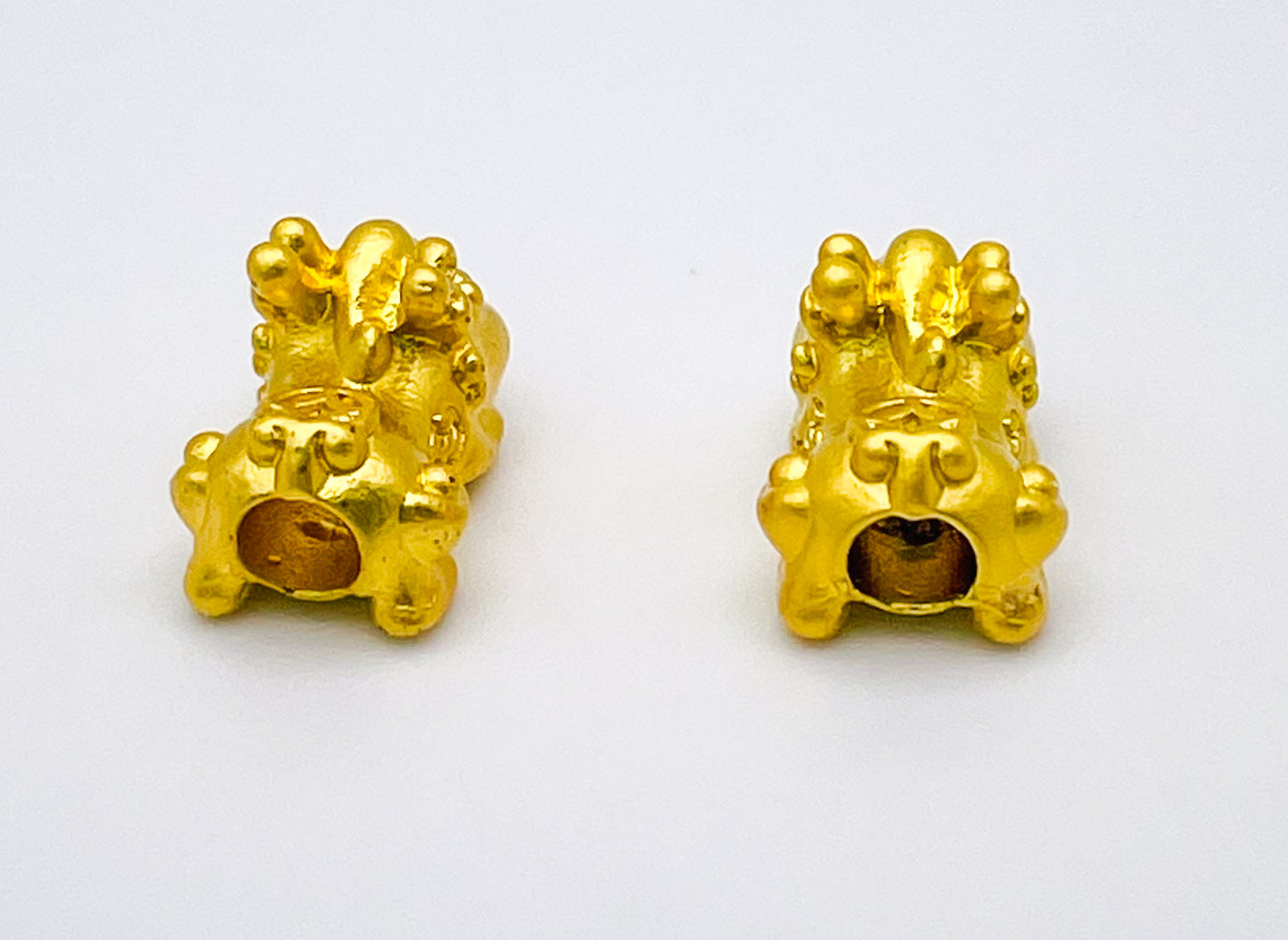 Silver or Gold Pichu Charm Bead