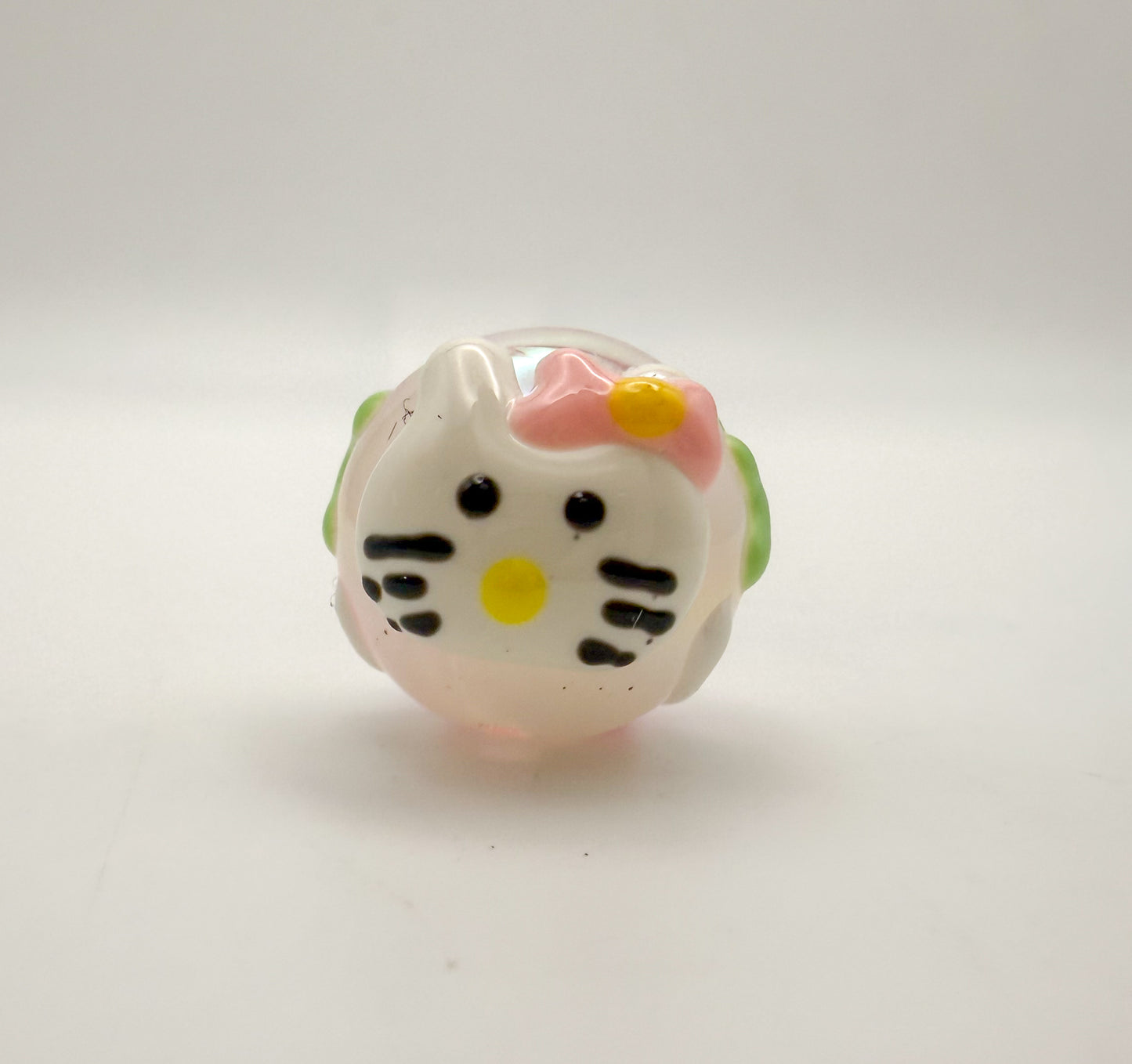 Handpainted Hello Kitty Acrylic DIY Pen Focal Beads
