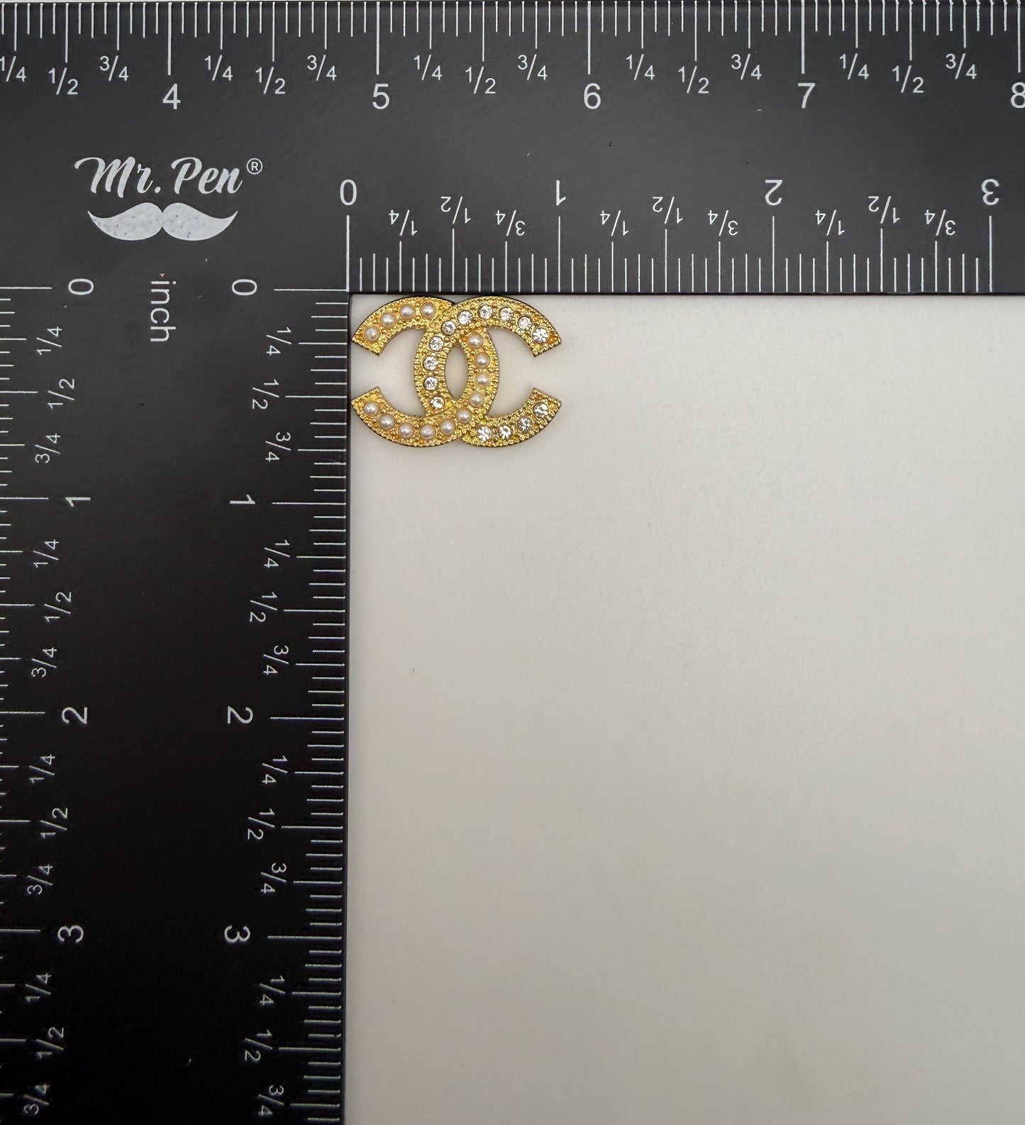 Silver & Gold CC Logo DIY Metal Charms
