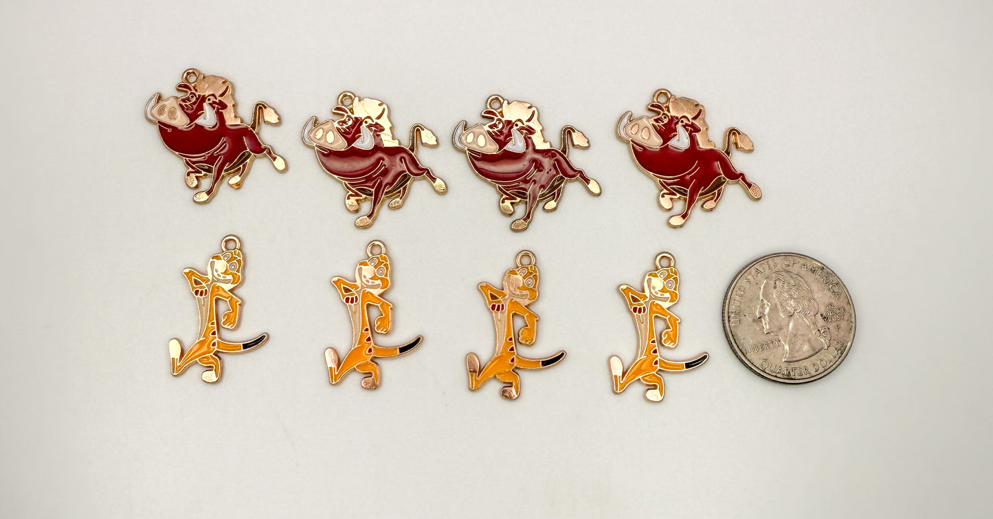 Lion King Gold DIY Charm Sets