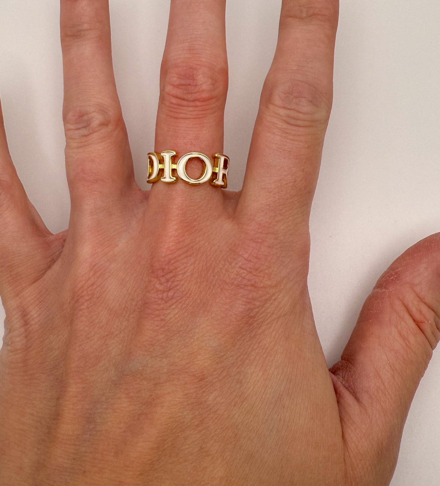 Dior Designer Statement Adjustable Rings