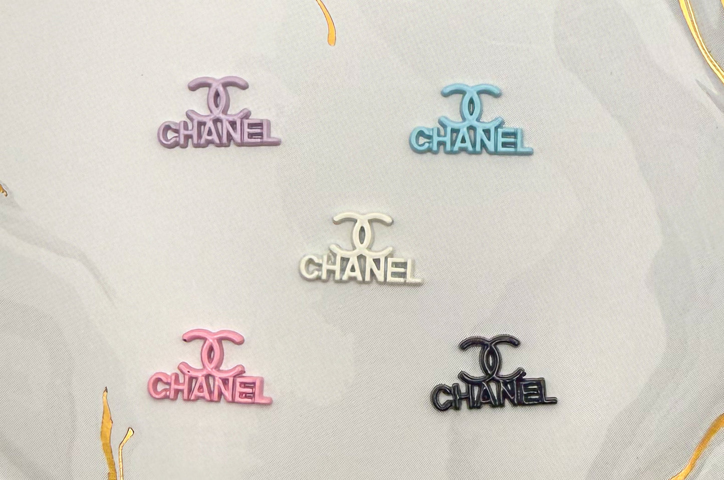 Colorful Enameled Coated CC DIY Metal Charms