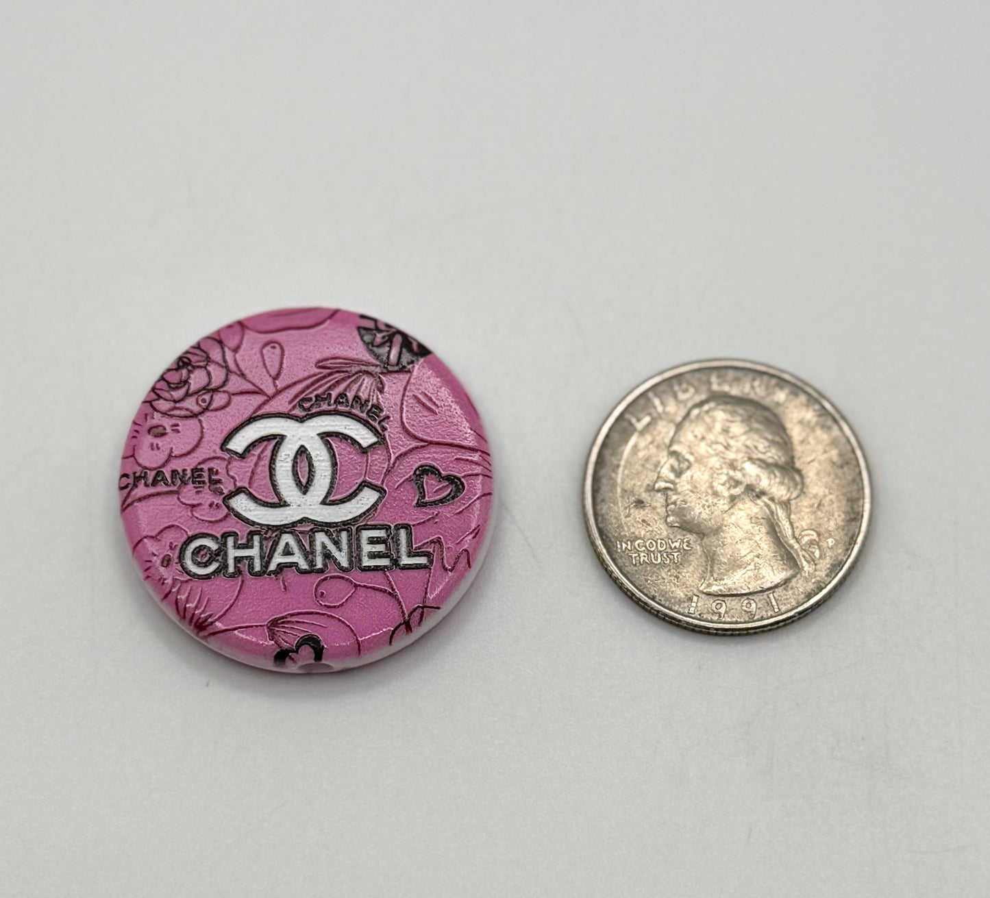 Pink CC DIY Pen Bead